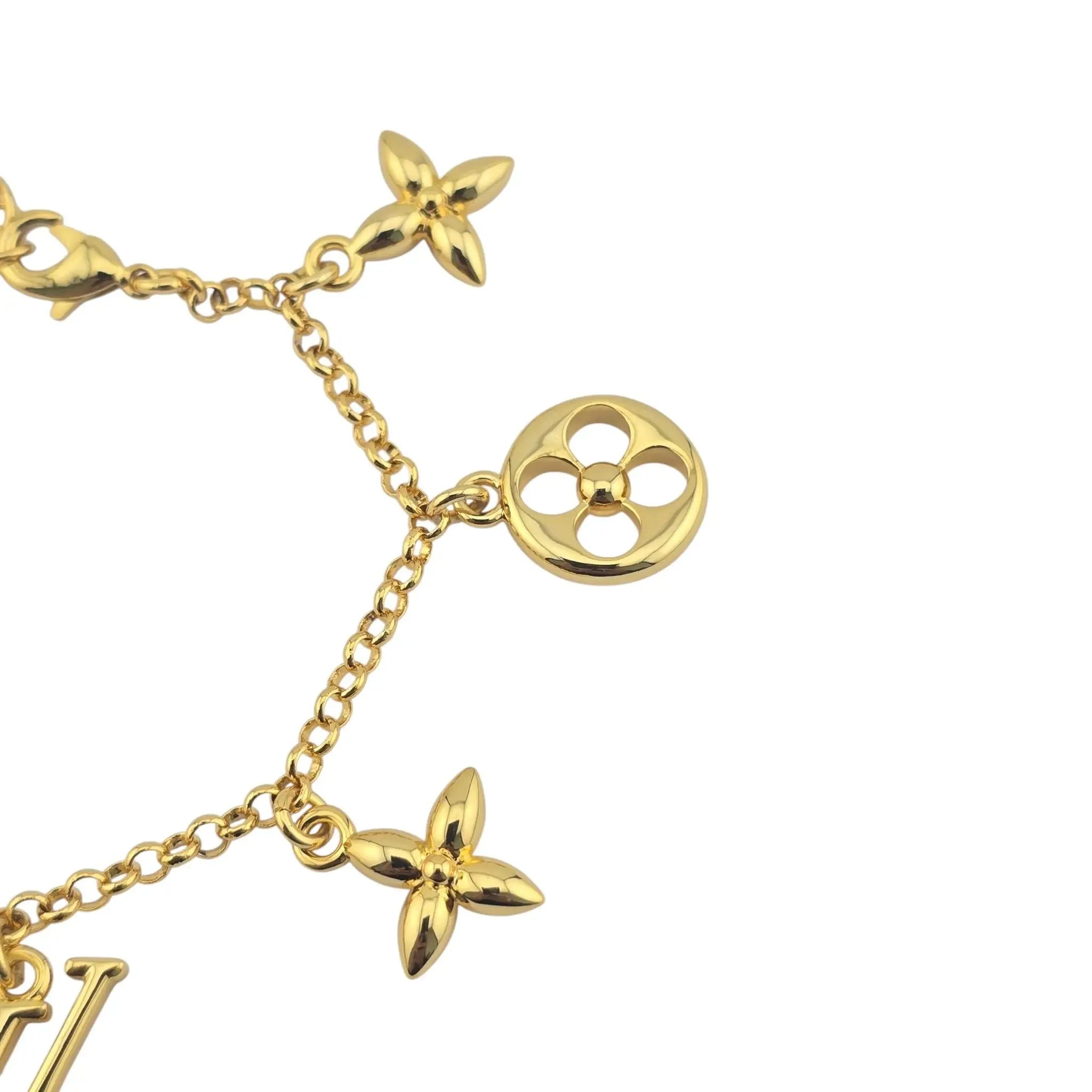 Louis Vuitton LV Iconic Charms Gold Bracelet LOUIS VUITTON