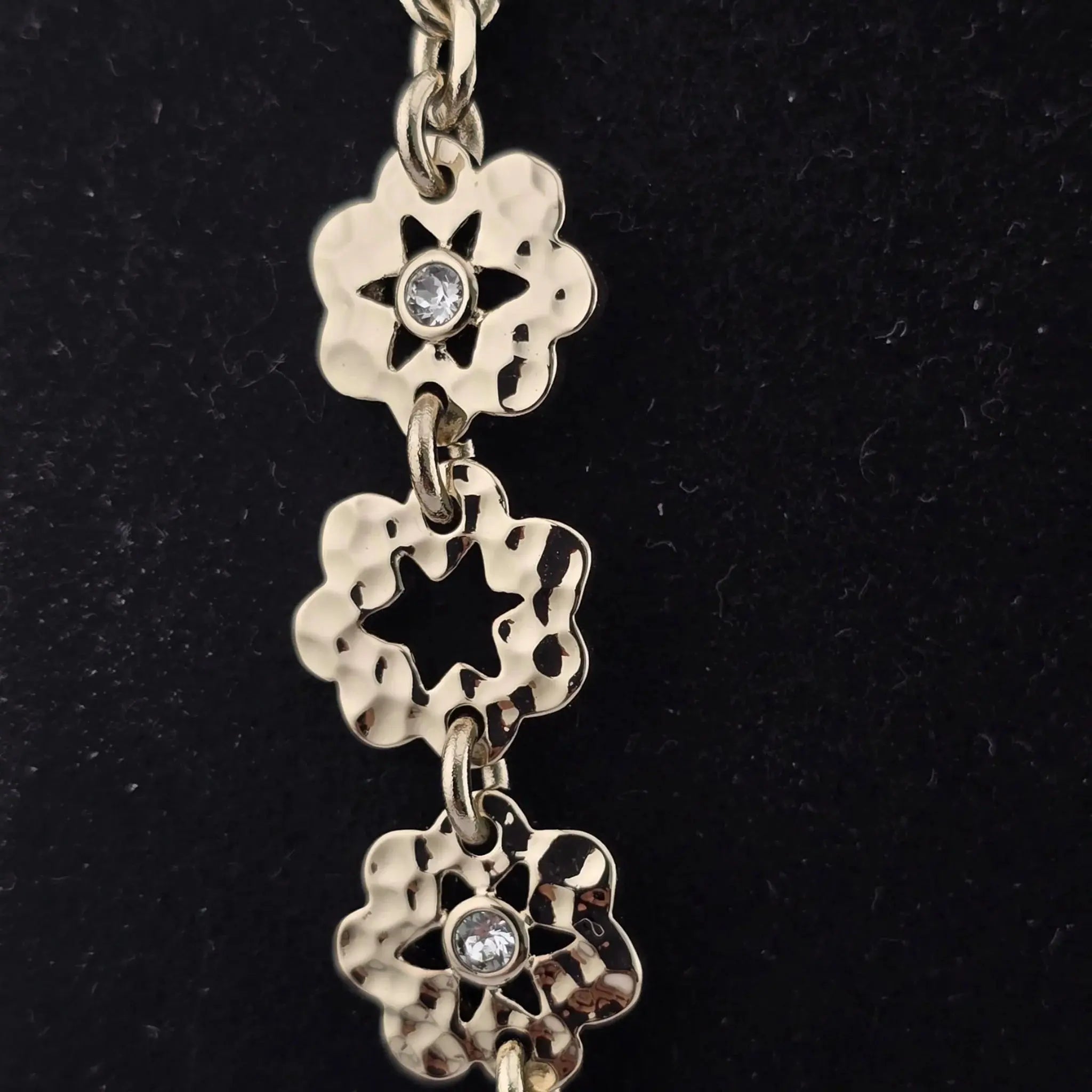 Chanel CC Long Necklace Gold Metal Floral Necklace 2025 CHANEL