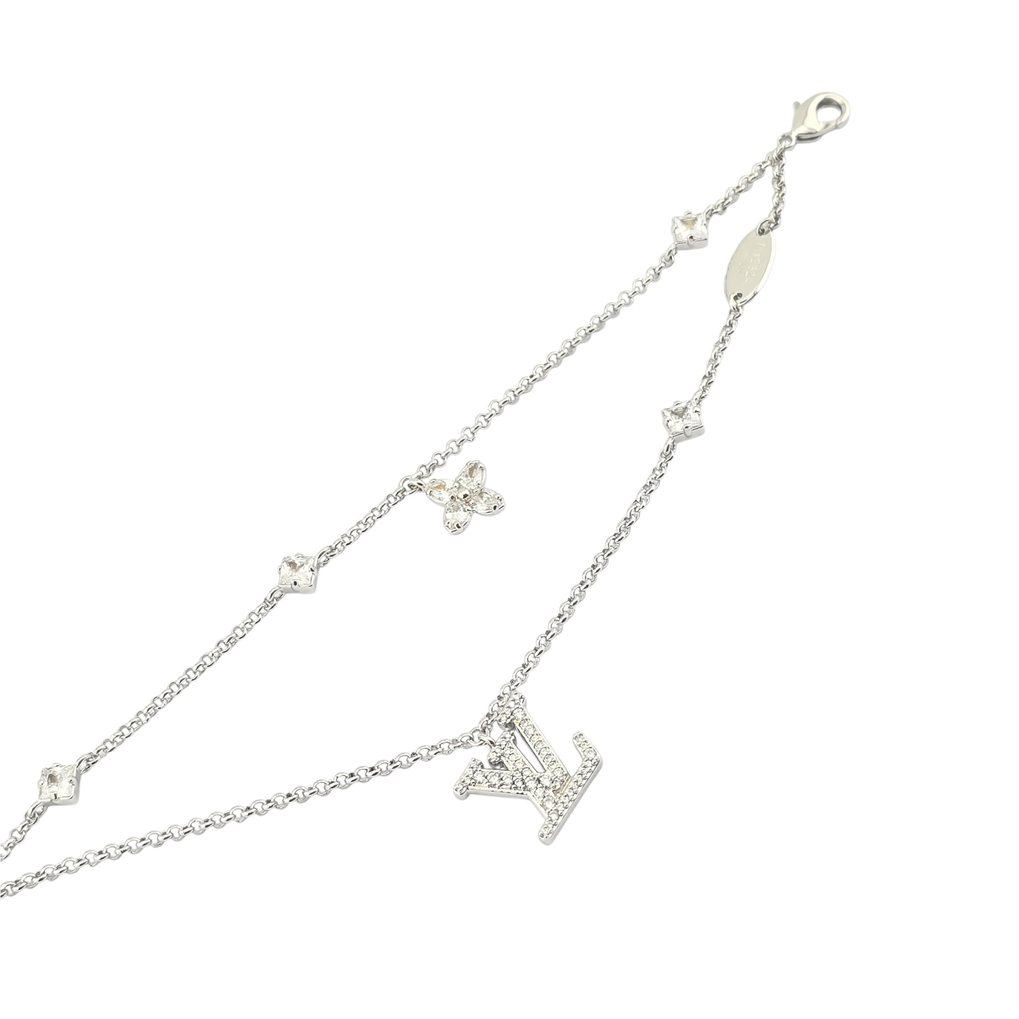 Louis Vuitton Lady LV Silver Bracelet LOUIS VUITTON