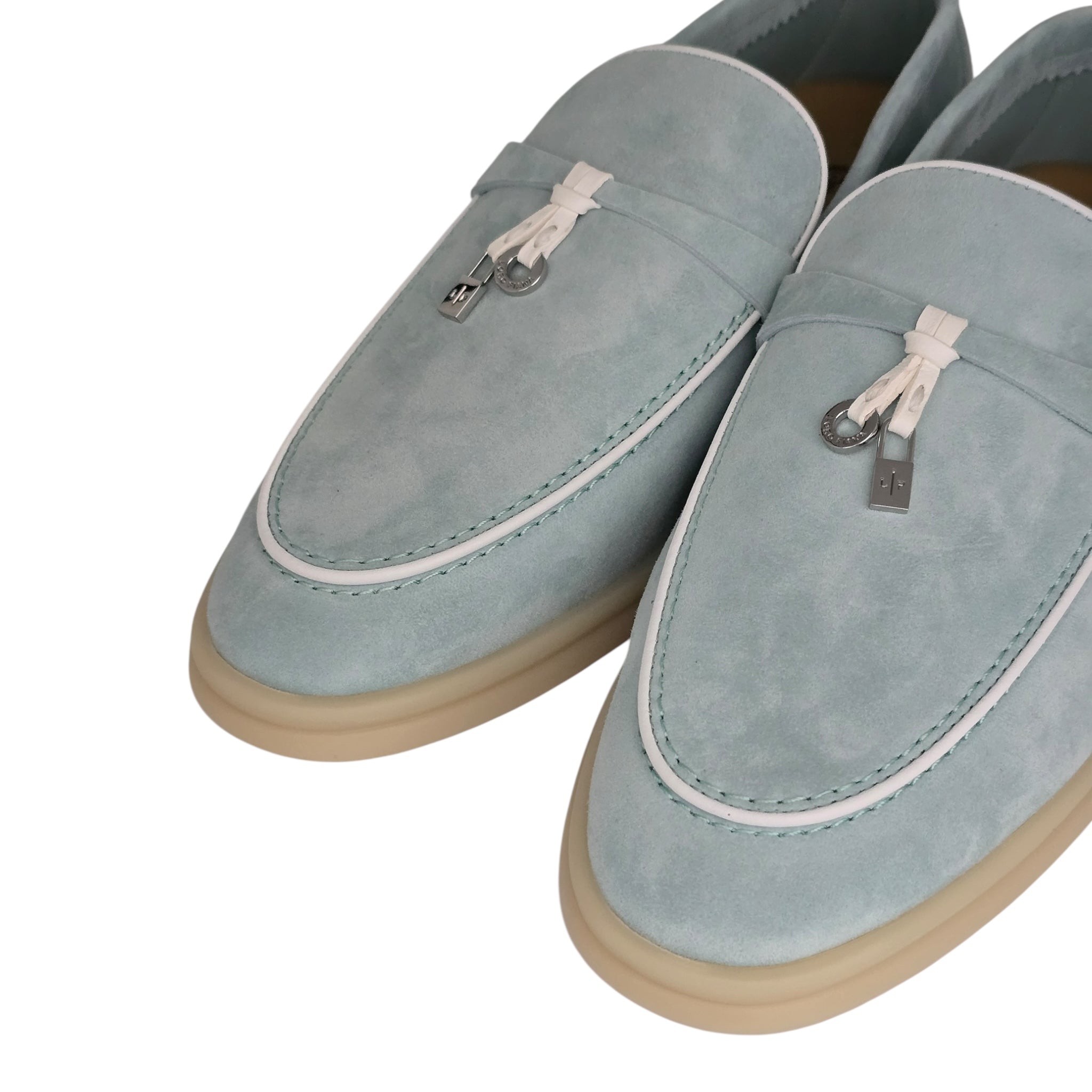 Loro Piana Summer Charms Walk Loafer - Azure Sapphire - 39 LORO PIANA