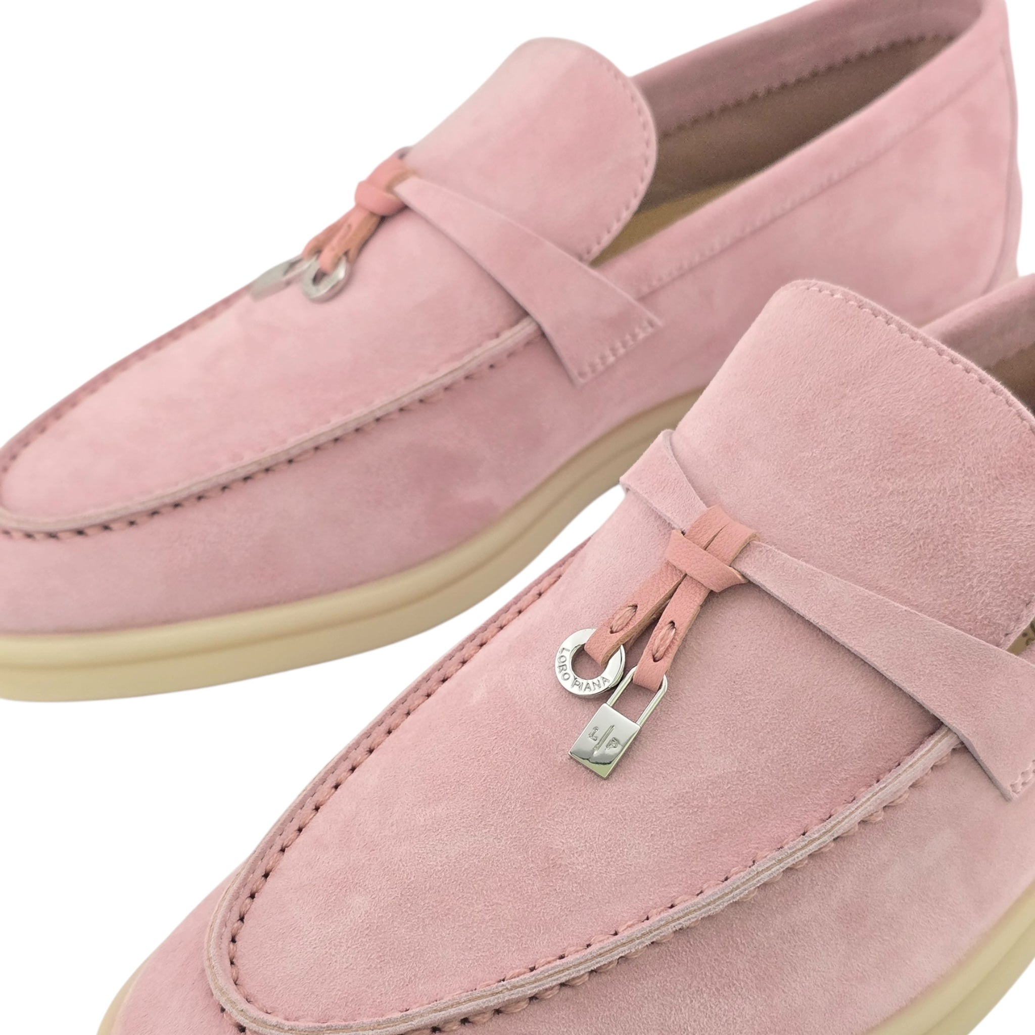 Loro Piana Summer Charms Walk Loafer - Pink