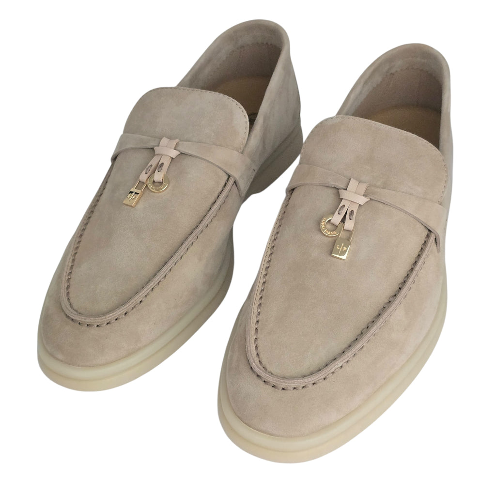 Loro Piana Summer Charms Walk Loafer - Sandstone