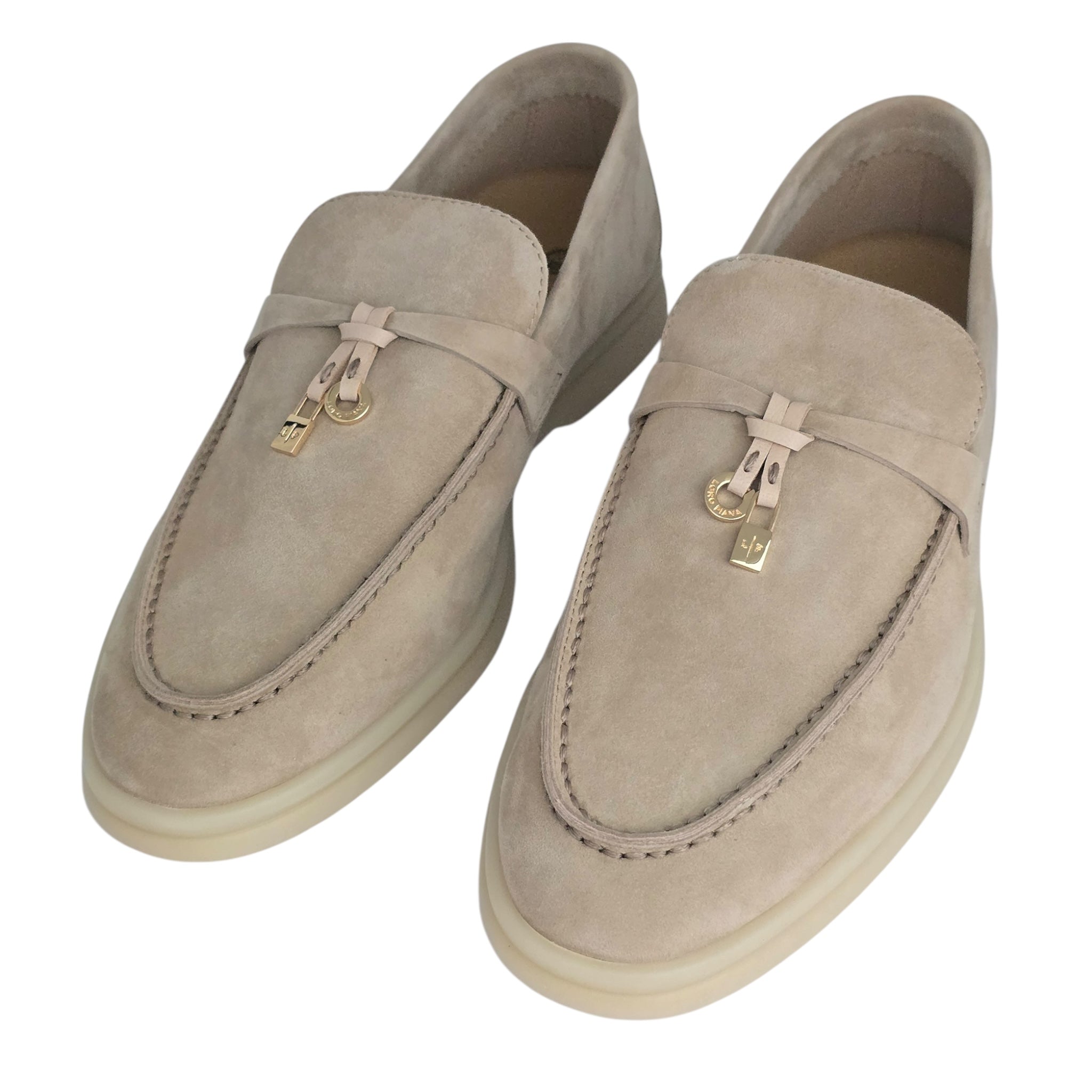 Loro Piana Summer Charms Walk Loafer - Sandstone