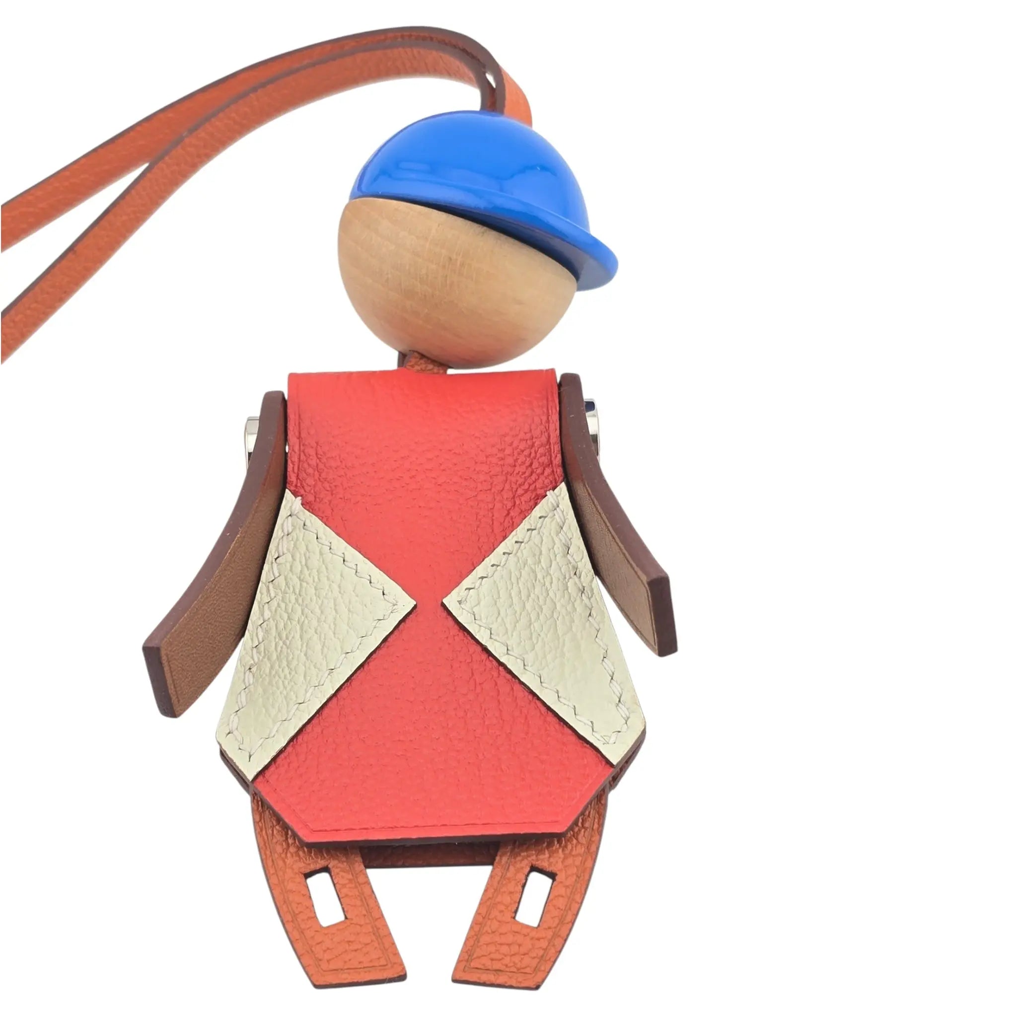 Hermes Jockey Chevre Myzore Chevre Barenia Bag Charm HERMES