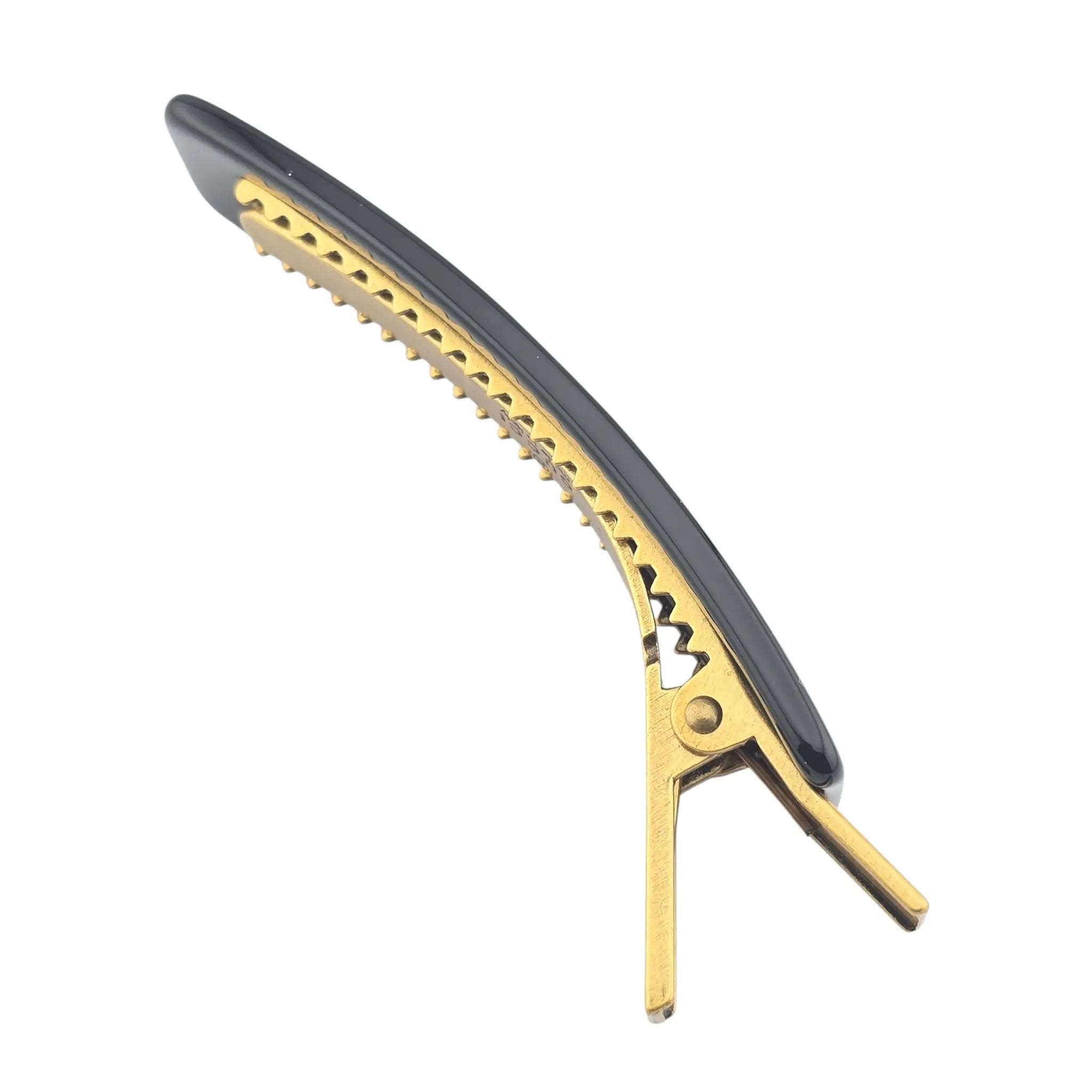 GUCCI GG Resin Crystal Star Hair Clip Black GUCCI