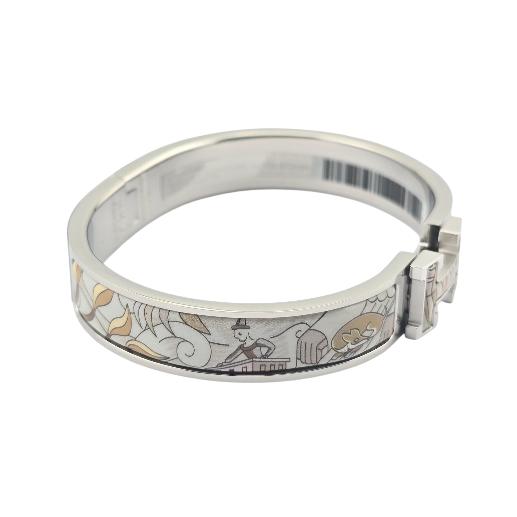 Hermes Clic H Bracelet Palladium GM