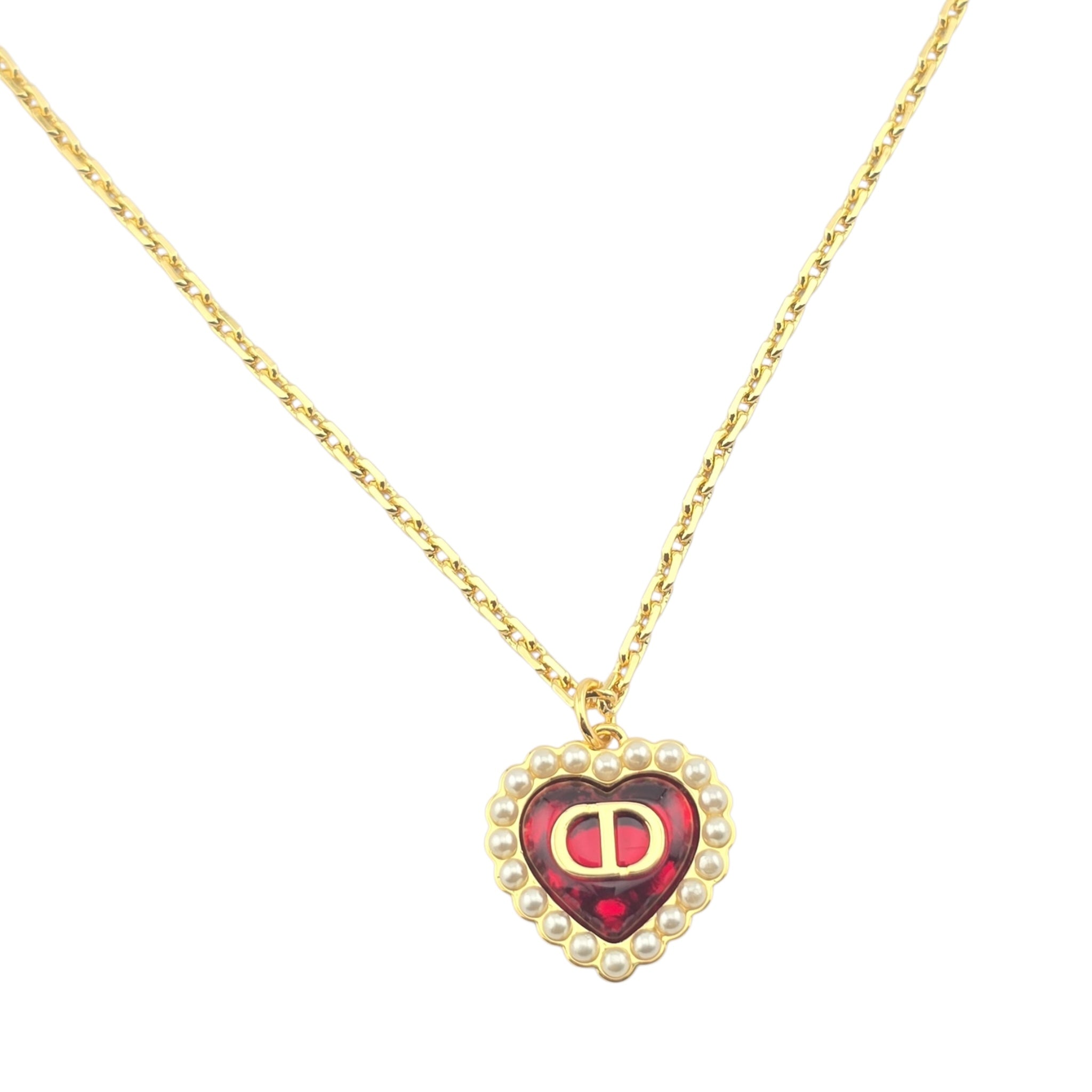 Christian Dior Petit CD Baroque Necklace