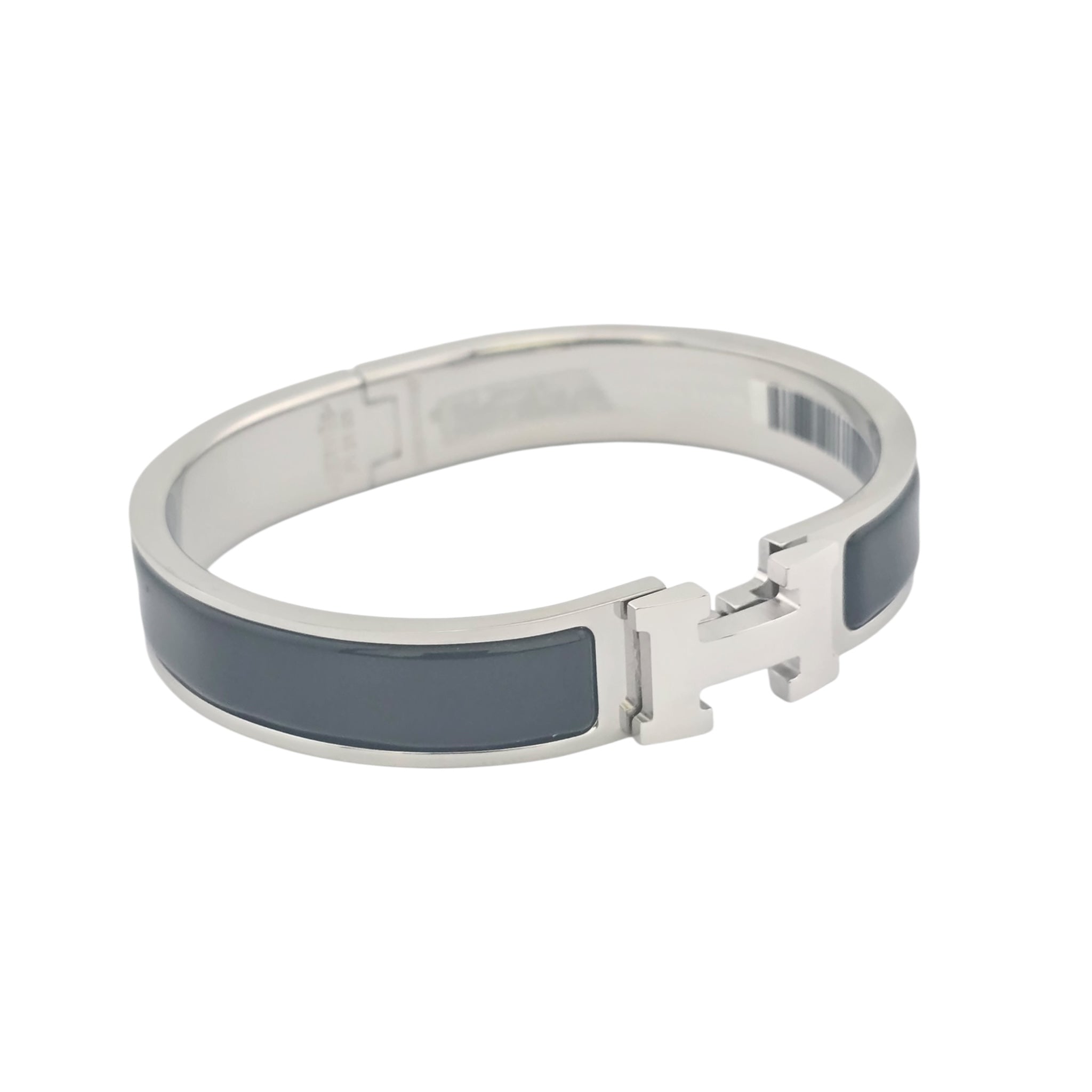 Hermes Clic H Bracelet Black Noir Palladium GM