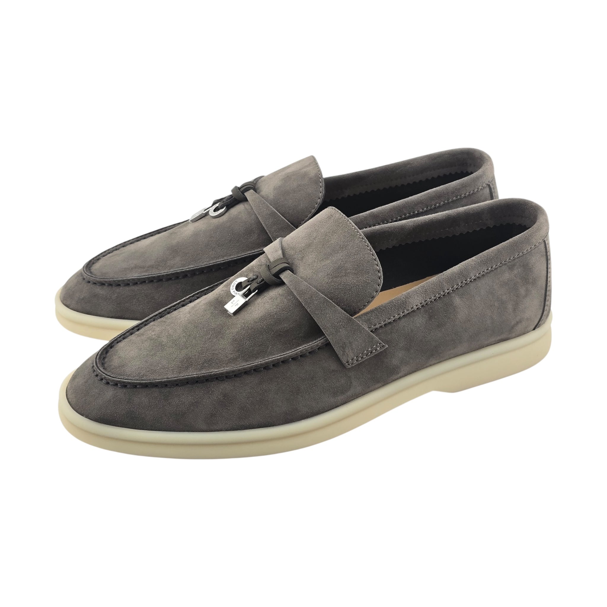 Loro Piana Summer Charms Walk Loafer - Rain Drops - 38
