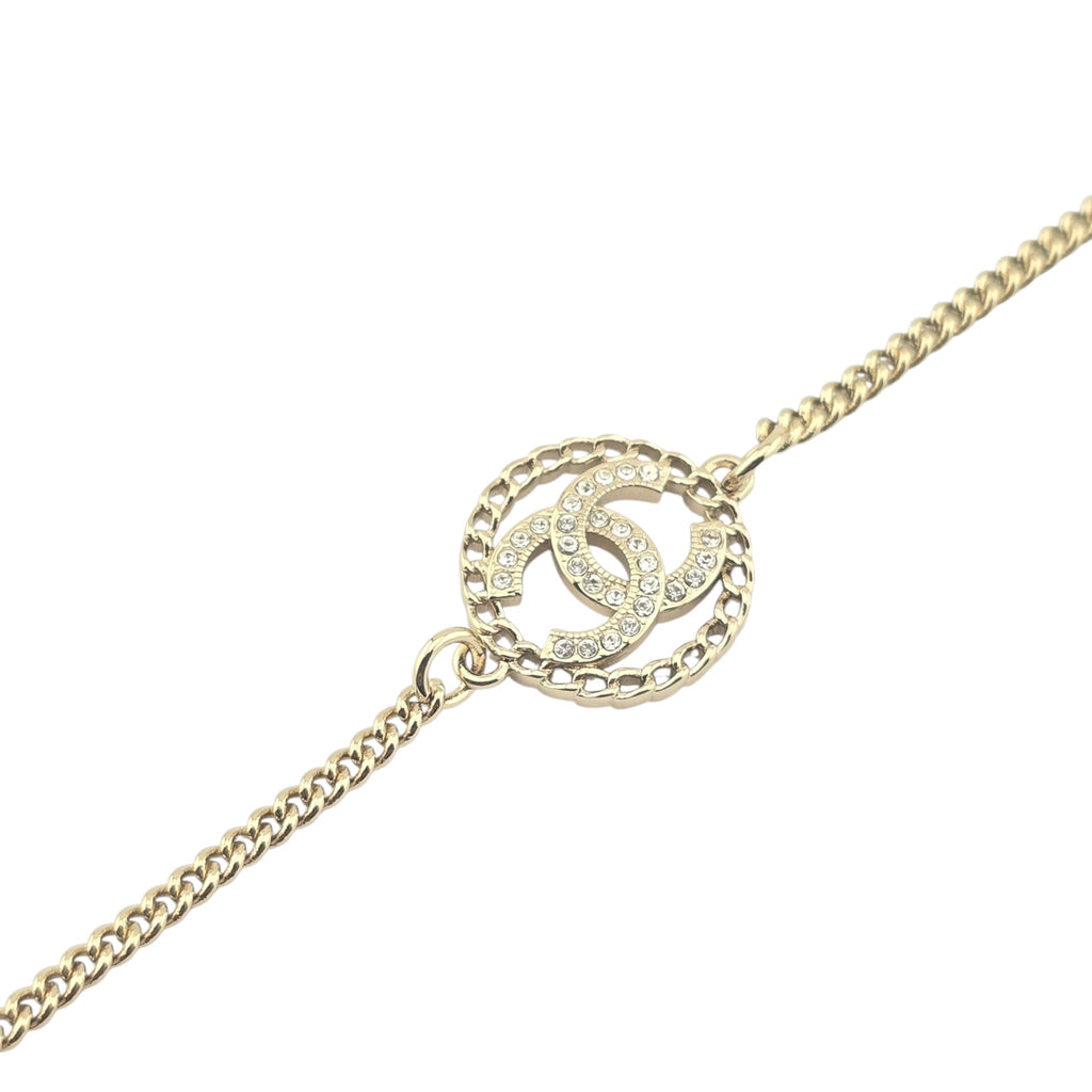 Chanel CC Round Pendant Bracelet 2025 CHANEL