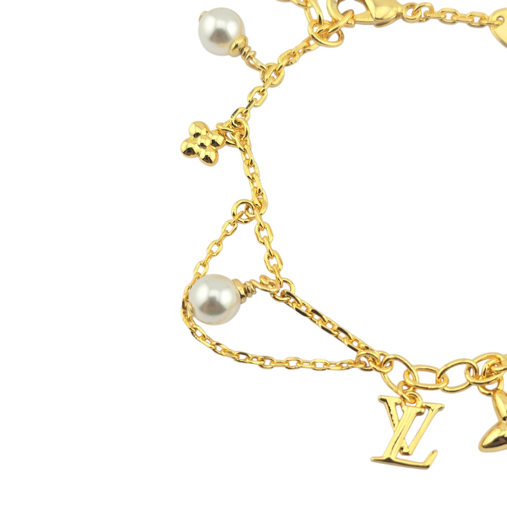 Louis Vuitton LV Metal Monogram Blooming Supple Bracelet LOUIS VUITTON
