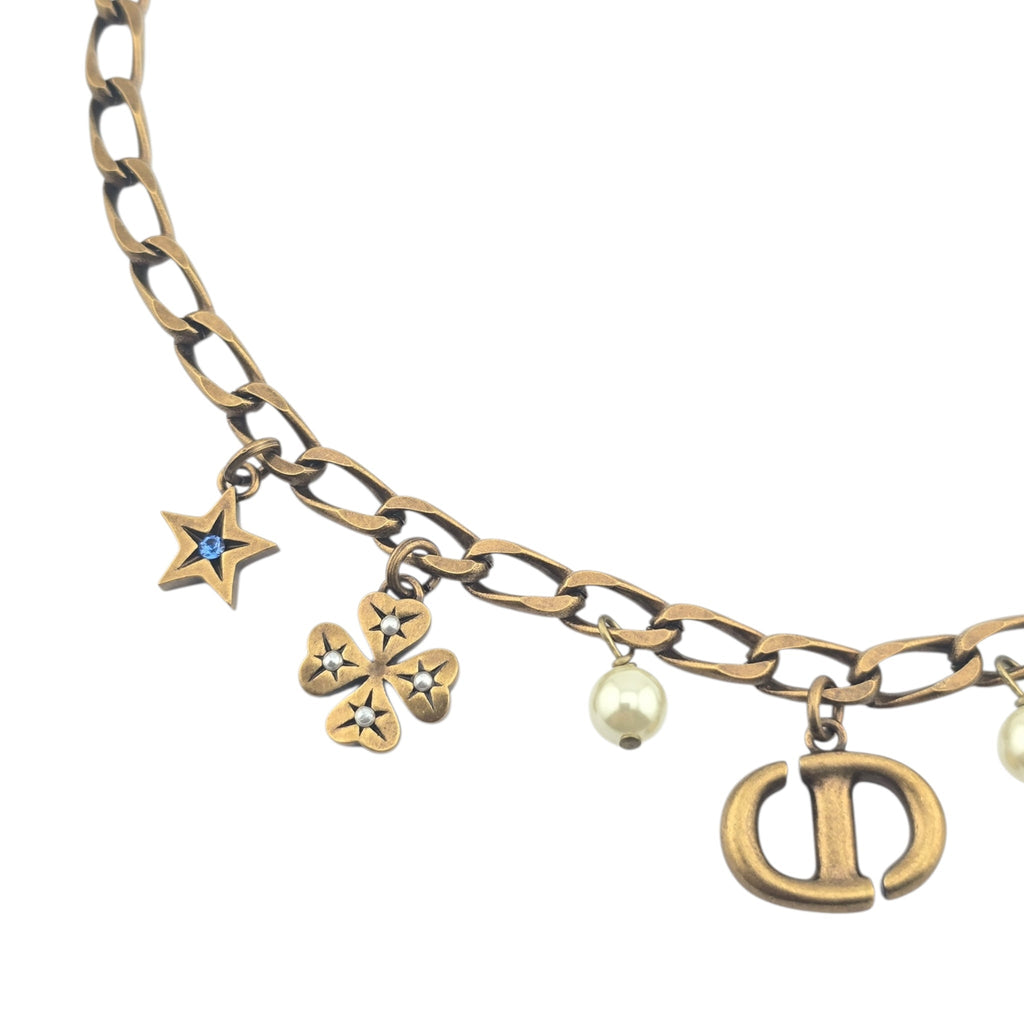 Christian Dior CD Lucky Charms Necklace DIOR