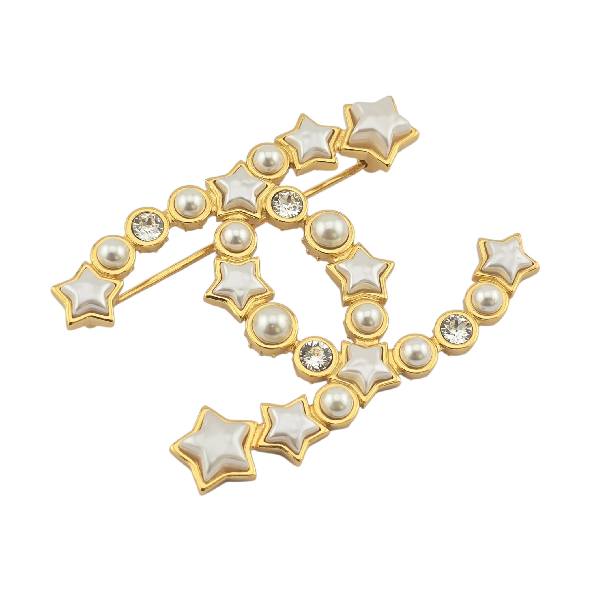 Chanel CC Gold Star Brooch 2024 CHANEL