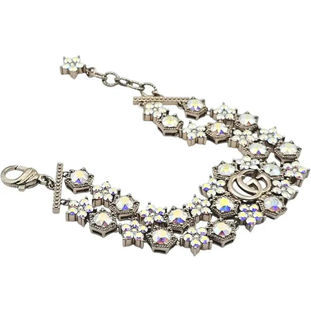 GUCCI GG Crystal Floral Bracelet 2023 GUCCI