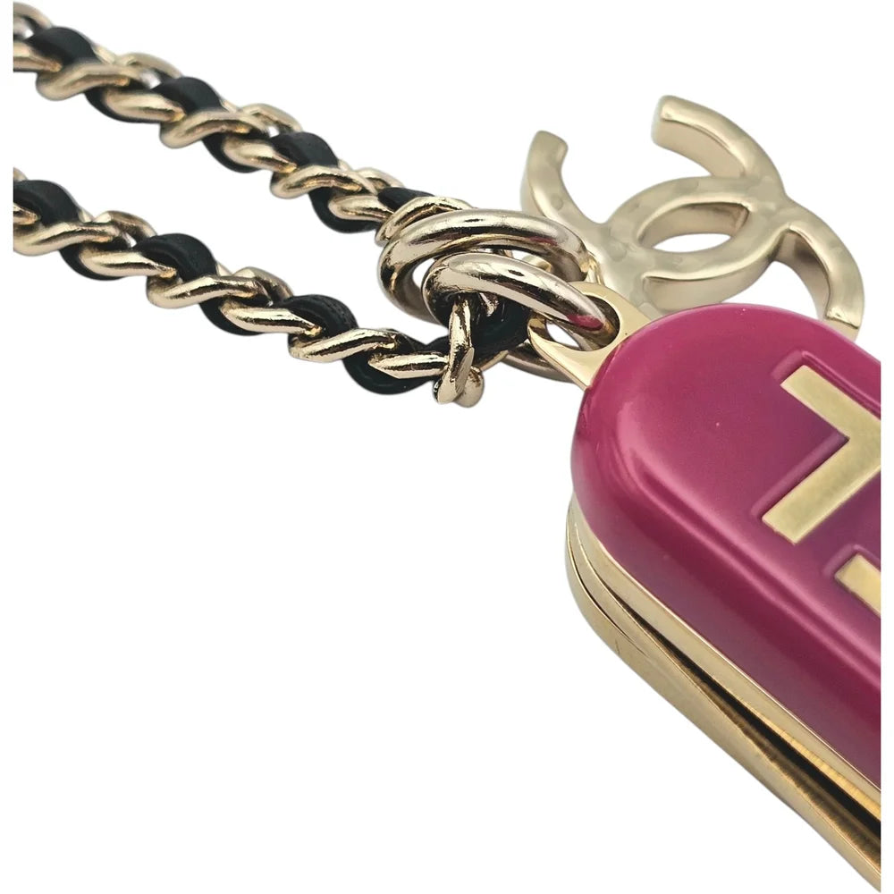Chanel Pink Comb Necklace 22-23FW CHANEL