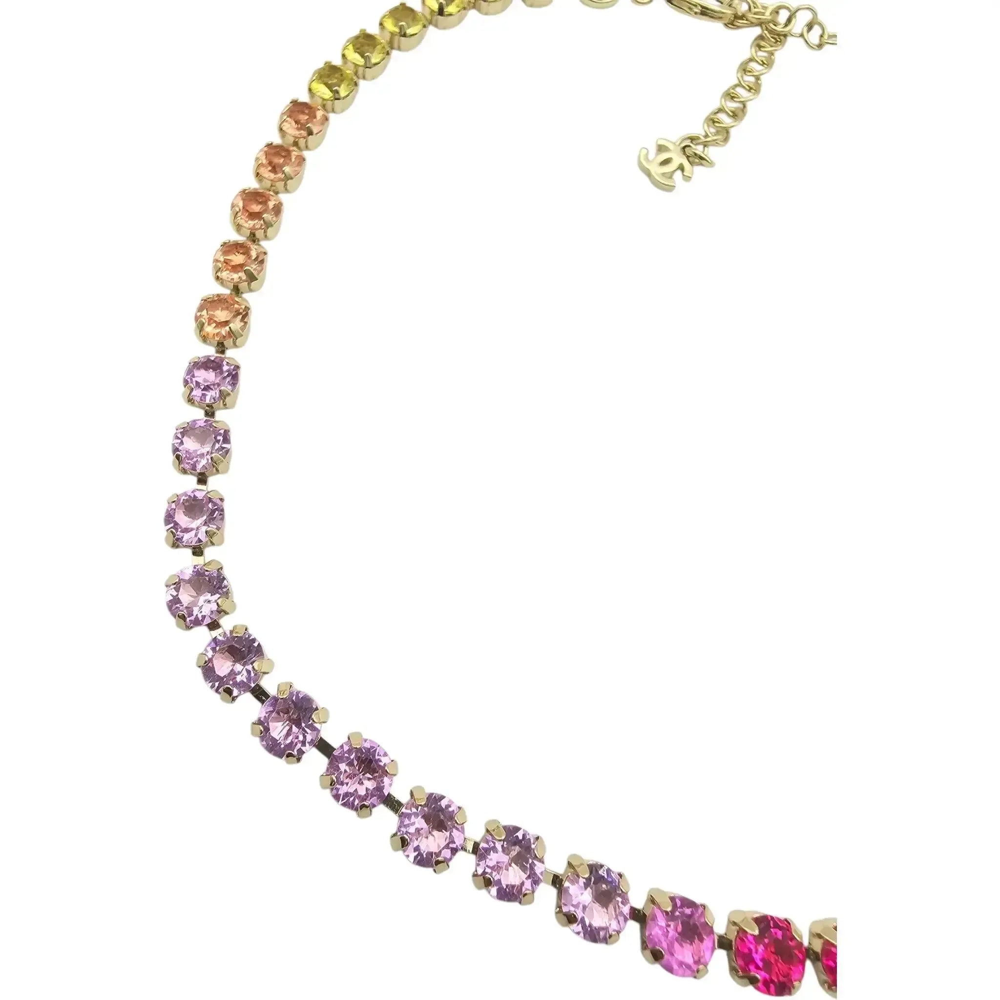Chanel CC 2024 Choker Necklace Multicoloured CHANEL