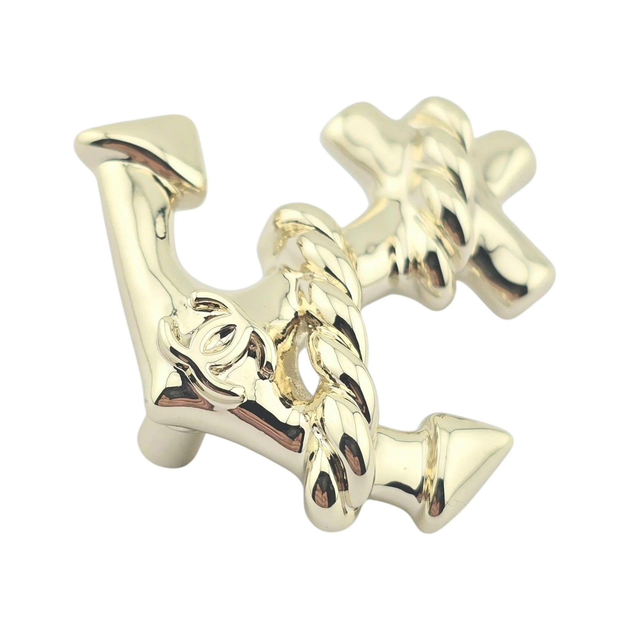 Chanel CC Gold Anchor Brooch 2025 CHANEL