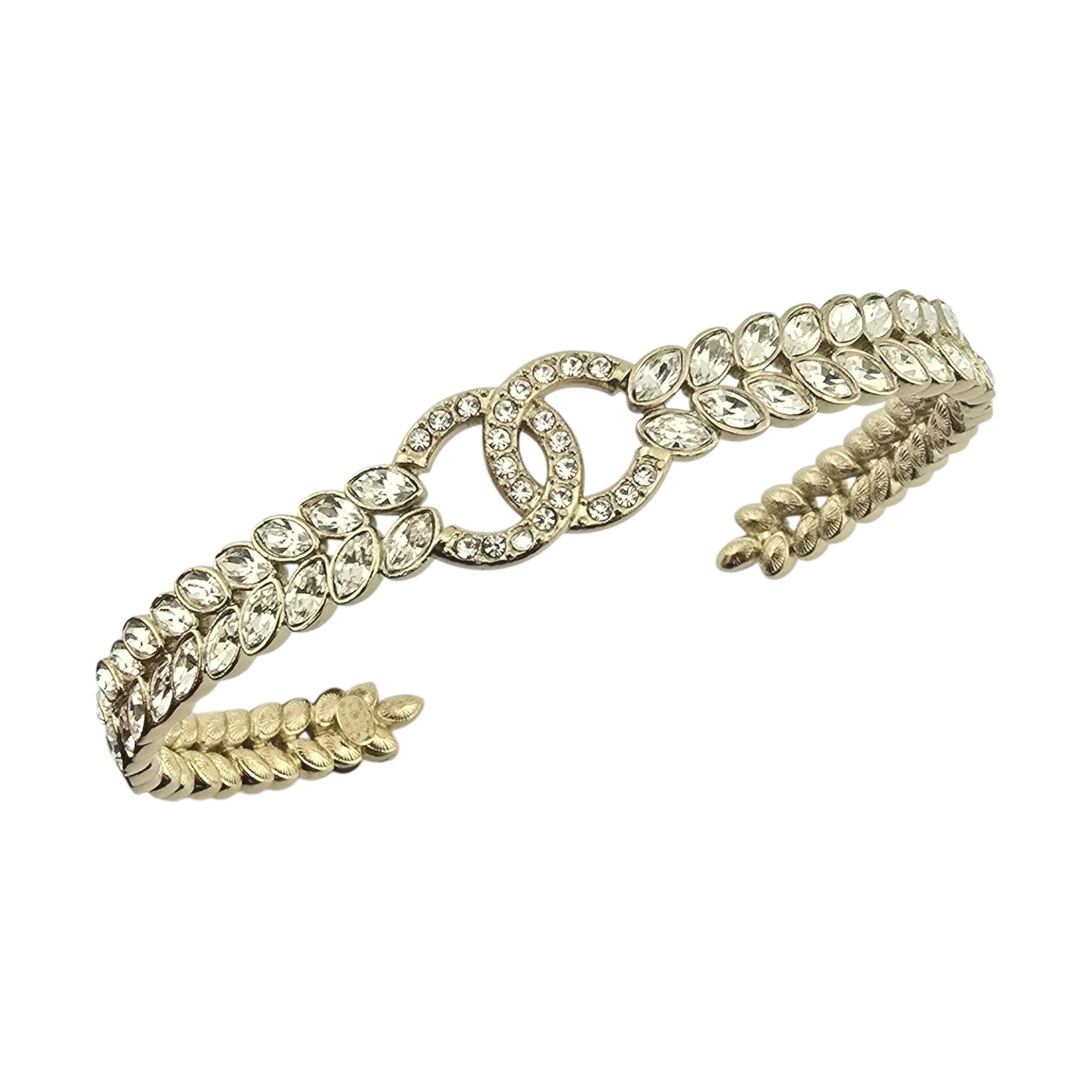 Chanel CC Crystal Bangle 23S CHANEL