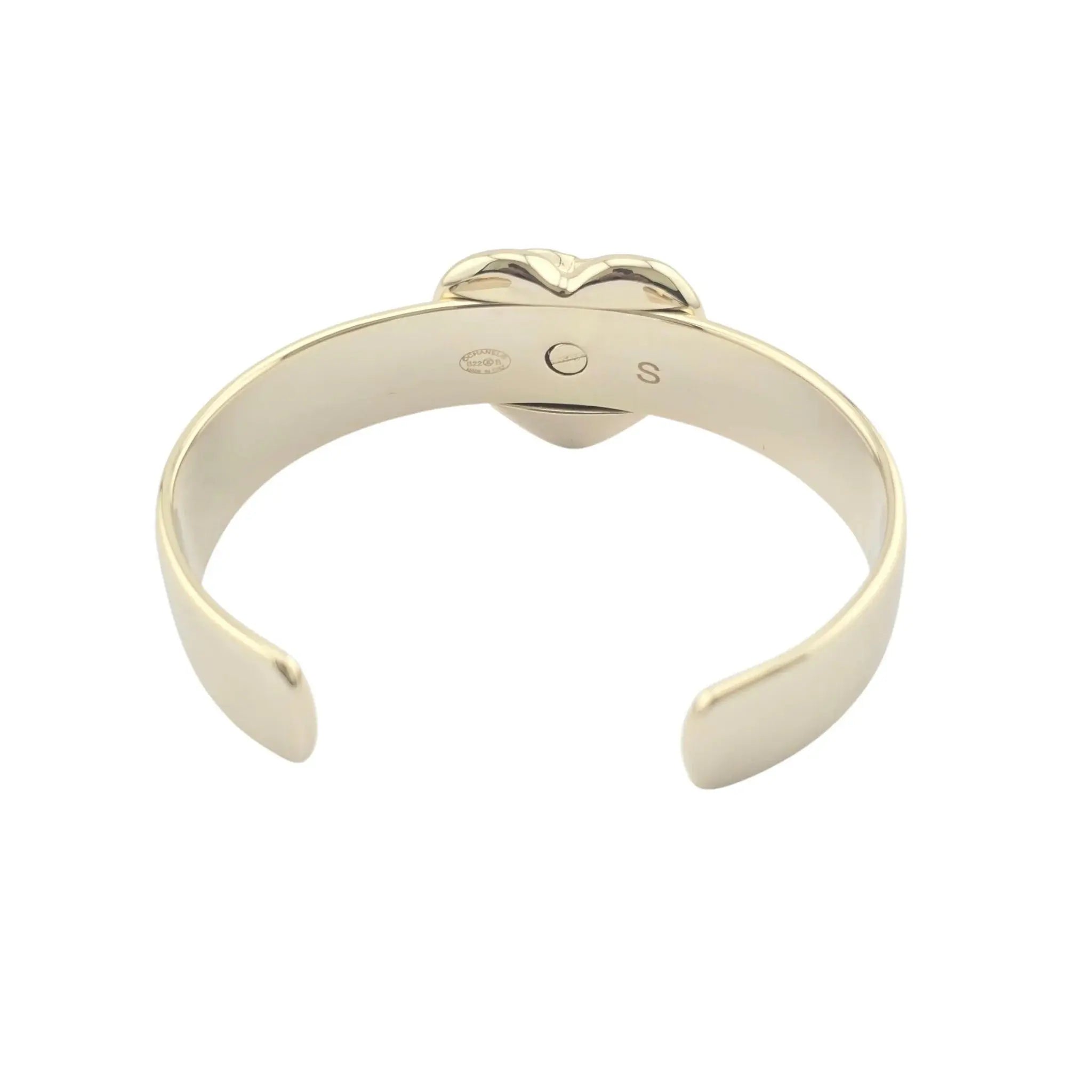 Chanel CC Heart Cuff Bangle 2022 CHANEL