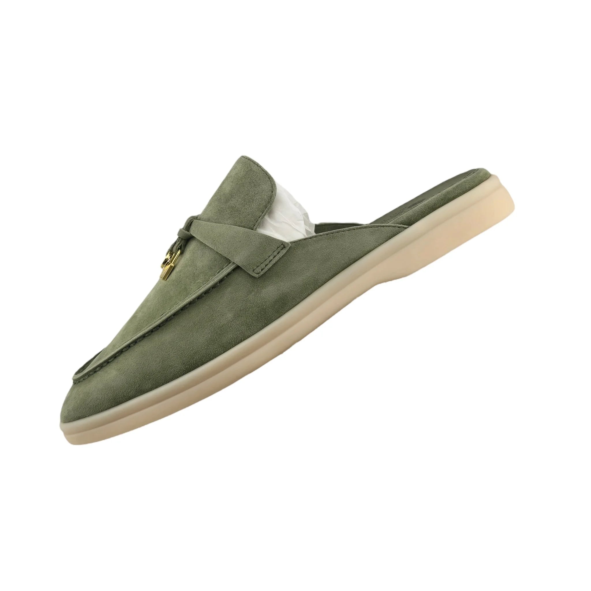 Loro Piana Babouche Charms Walk Loafer - Tea Room (Green) - 40 LORO PIANA