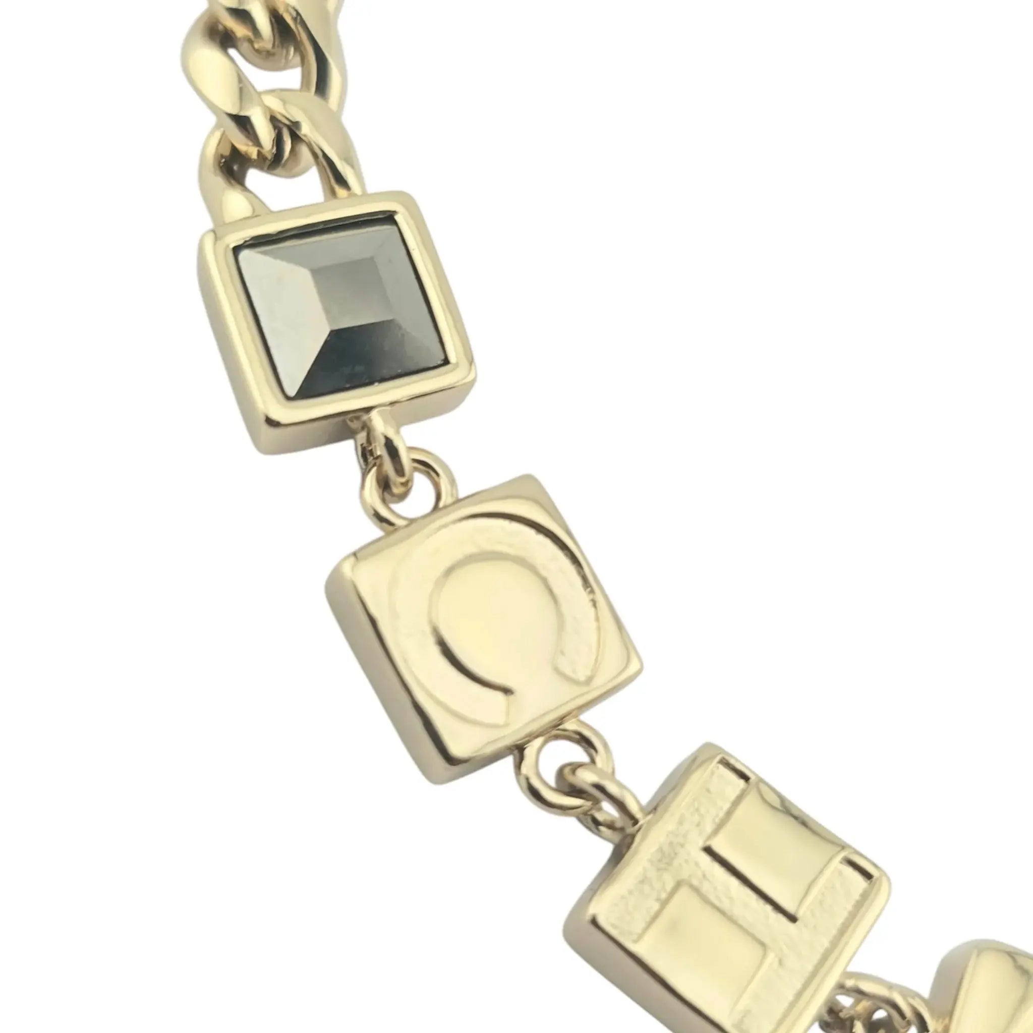 Chanel CC Logo Chain Choker Gold Necklace 2024 CHANEL