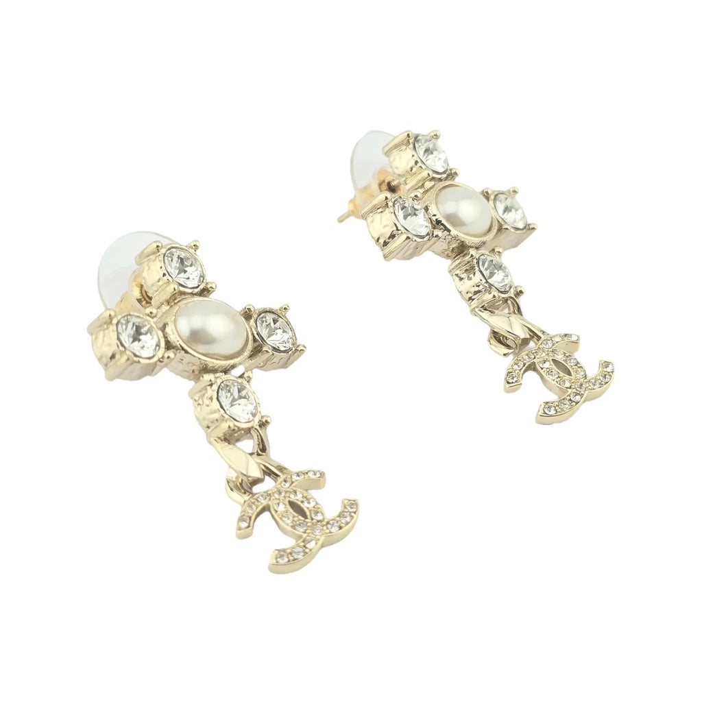 Chanel CC Cross Crystal Earrings 2021 CHANEL