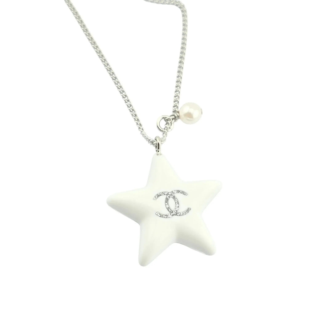 Chanel CC Resin Star Pendant Necklace 2025 CHANEL