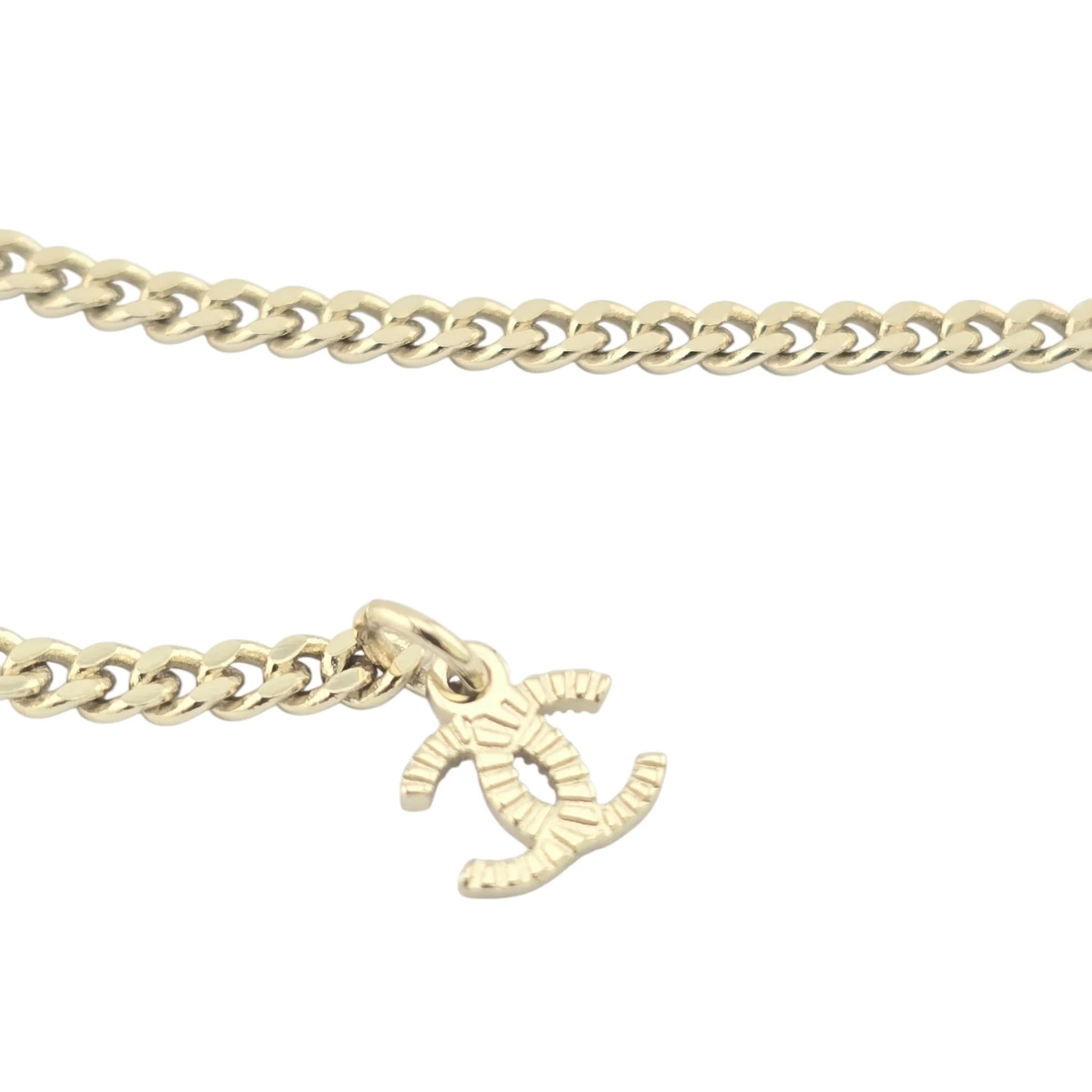 Chanel CC Rainbow Crystals Necklace 2023 CHANEL