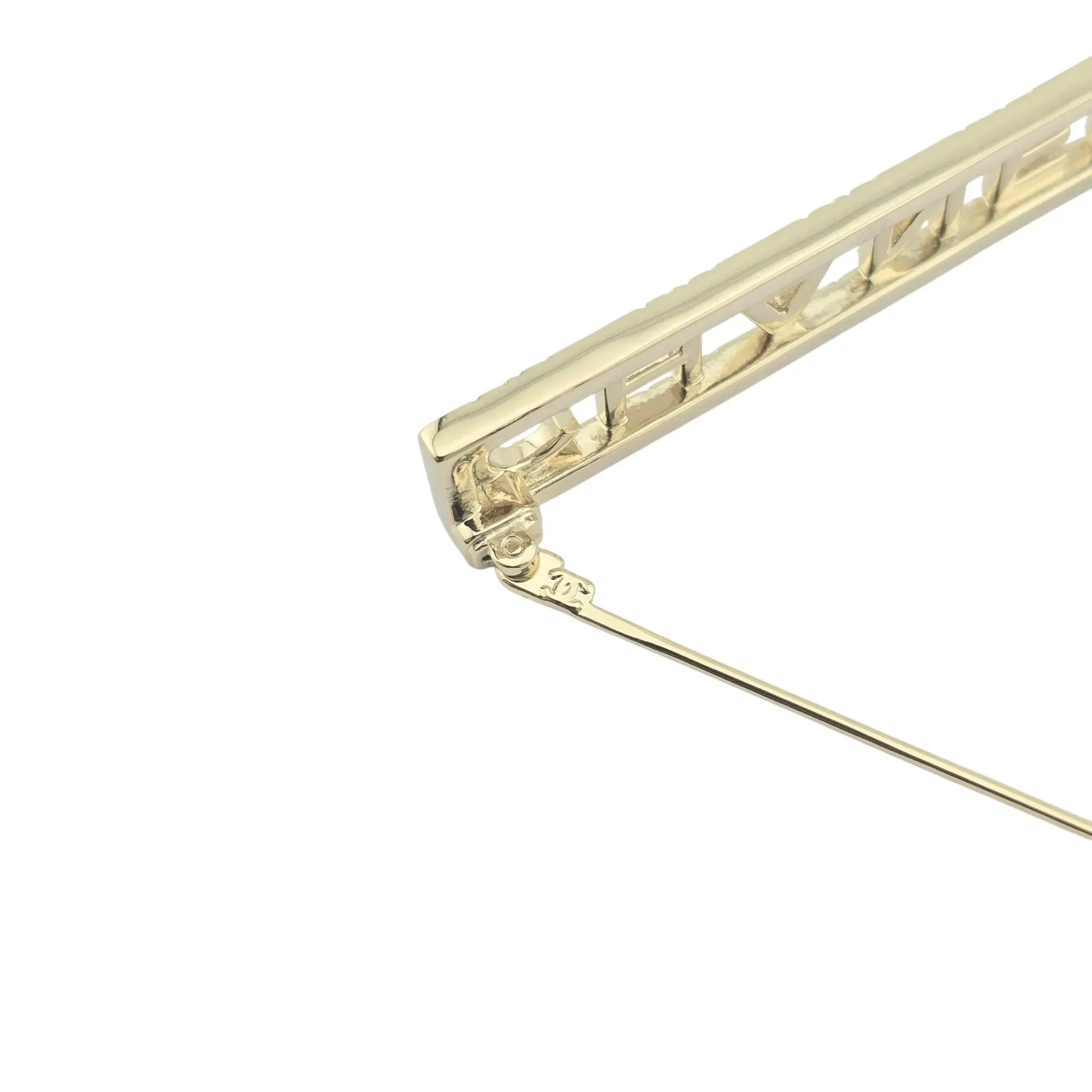 Chanel CC Logo Crystal Brooch 2025 CHANEL