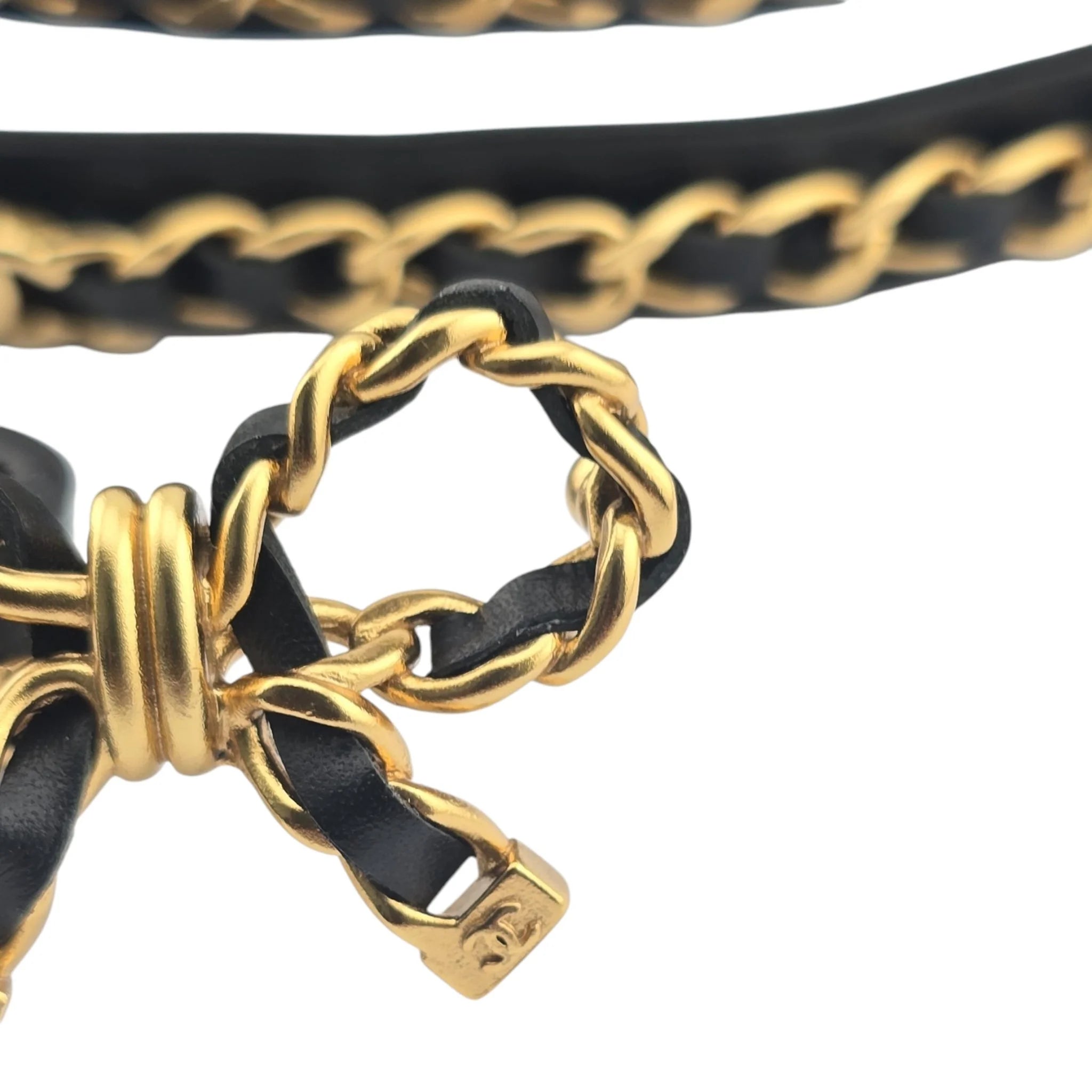 Chanel CC A22 Bow Chain Belt CHANEL