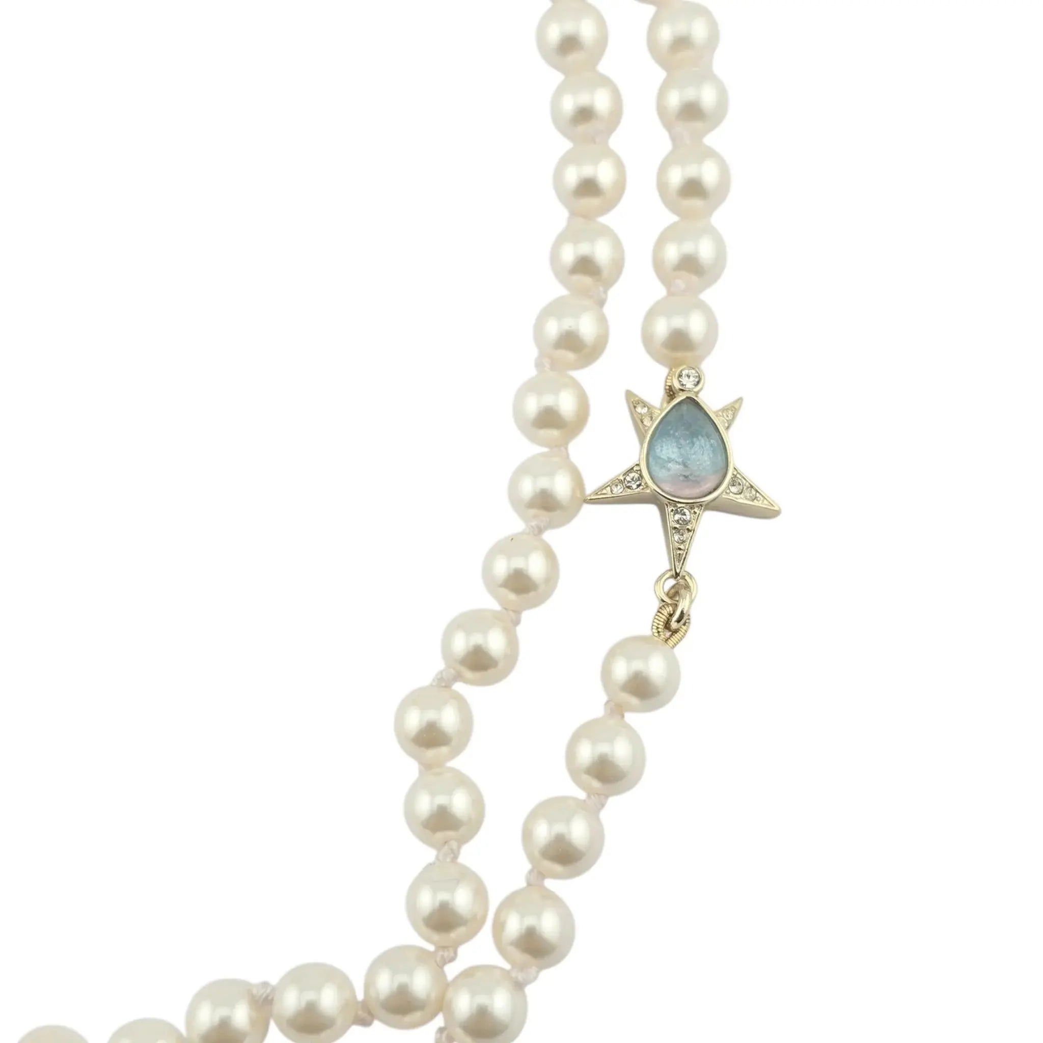 Chanel CC Long Faux Pearl Necklace 2023 CHANEL
