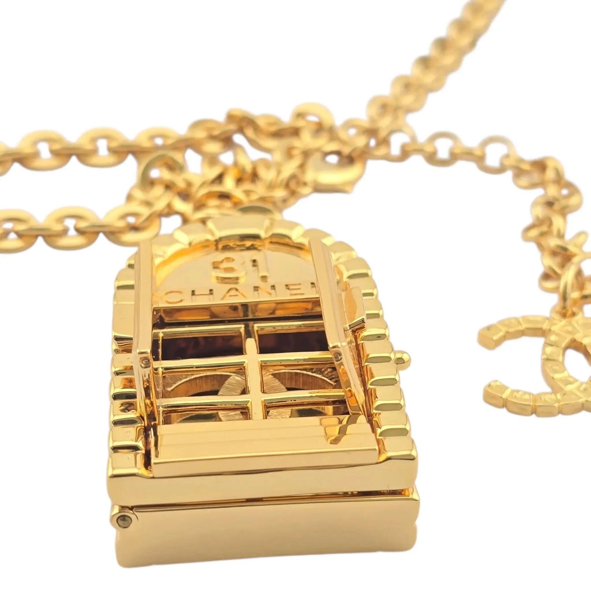 Chanel CC 31 Rue Cambon Door Belt Gold CHANEL
