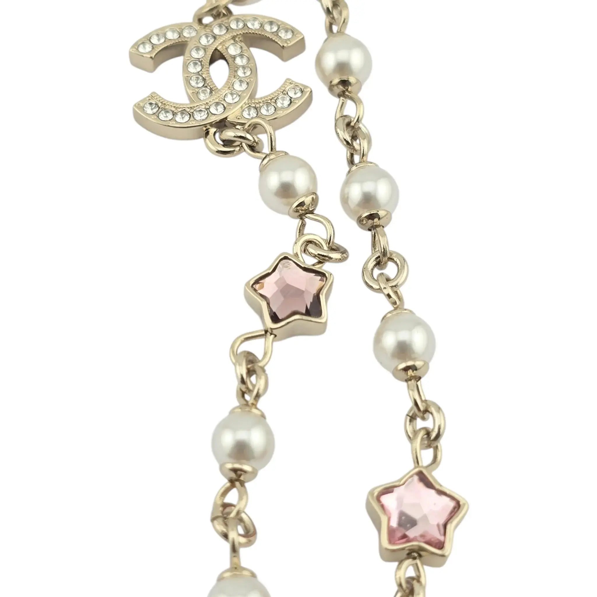 Chanel CC Multicoloured Star Crystal Long Necklace 2025 CHANEL