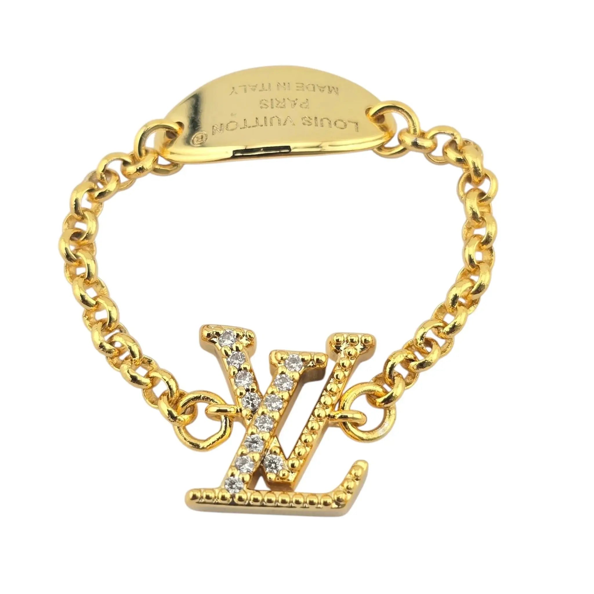 Louis Vuitton LV Lady Ring Set Gold LOUIS VUITTON