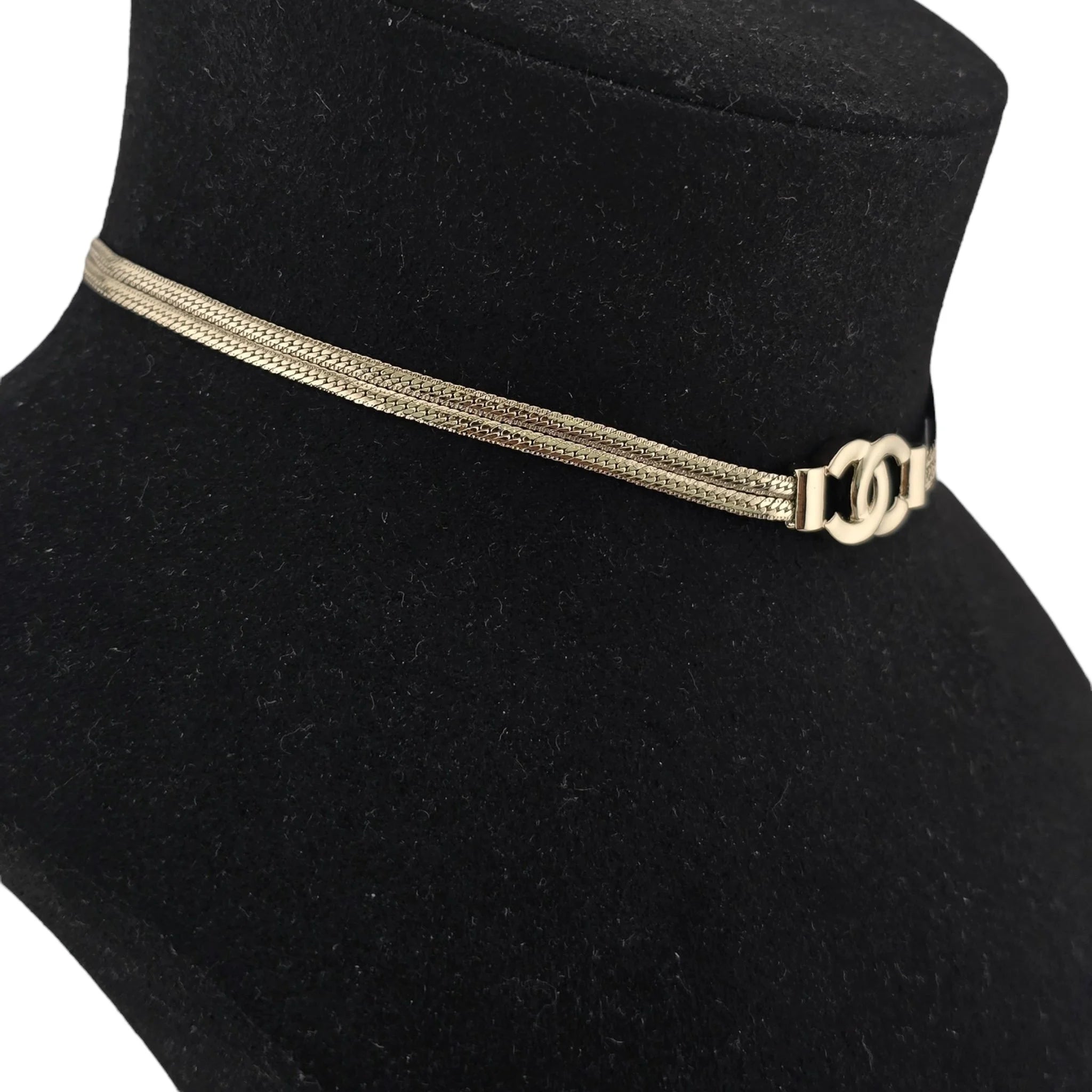 Chanel CC Choker Multi-Strand Gold Necklace 2024 CHANEL