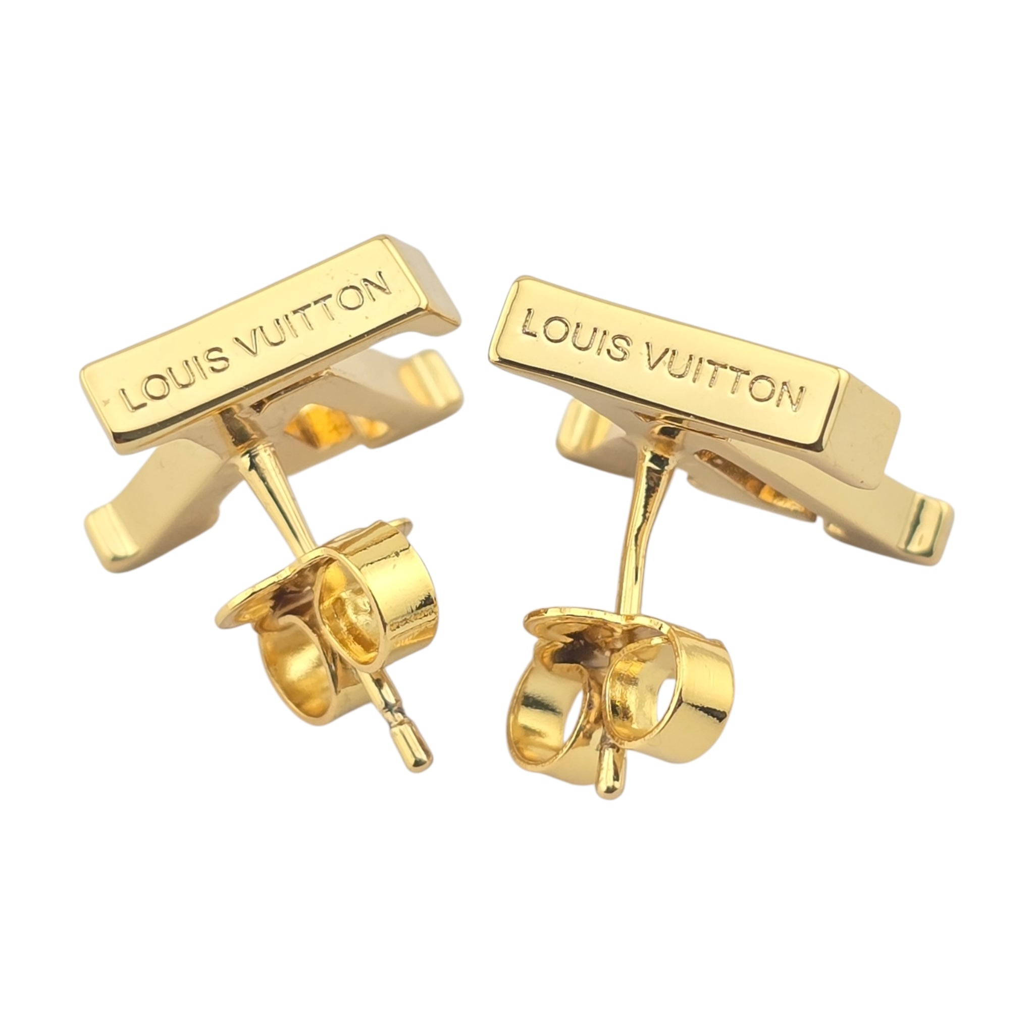 Louis Vuitton LV Iconic White Enamel Earrings LOUIS VUITTON