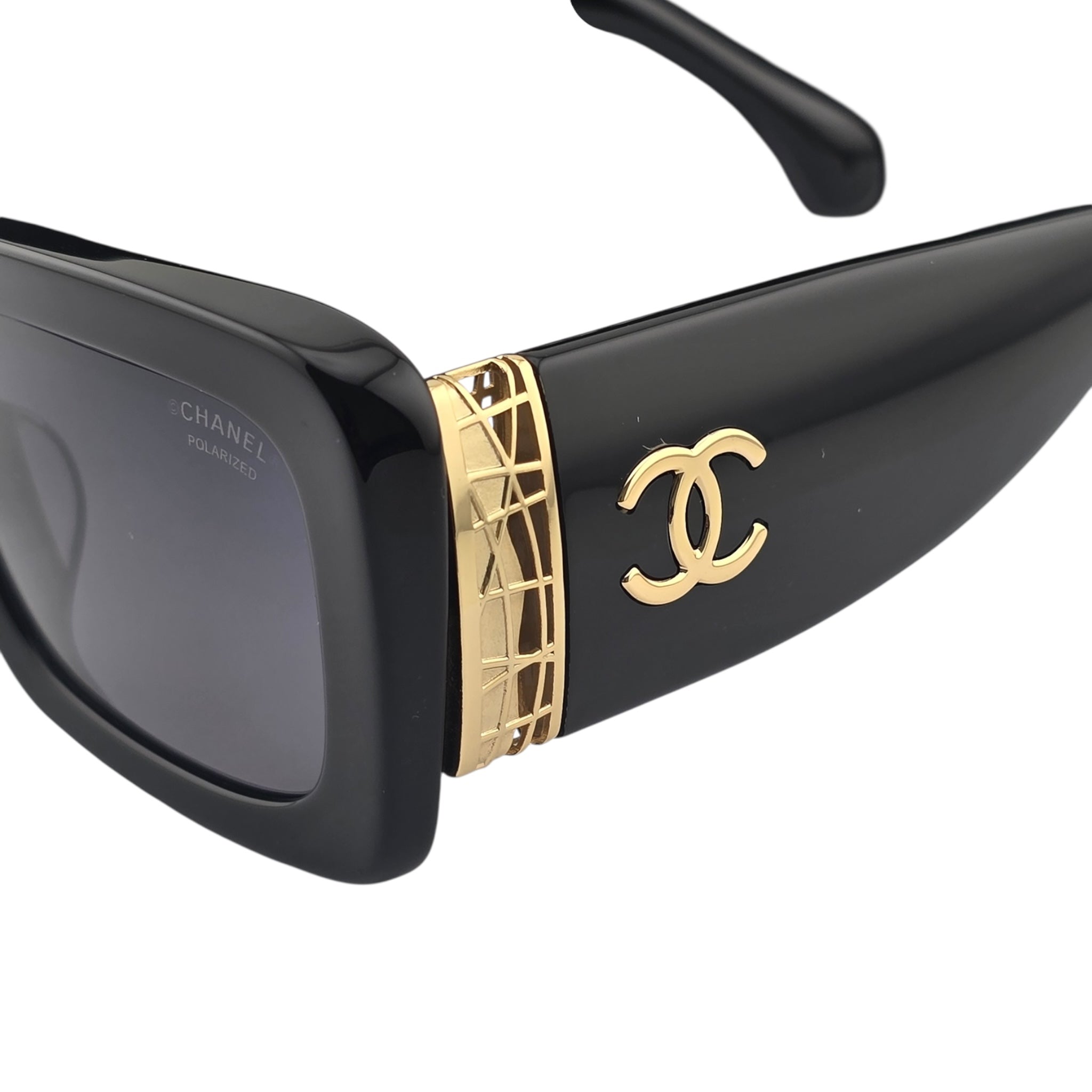 Chanel Acetate Rectangle Sunglasses 5534