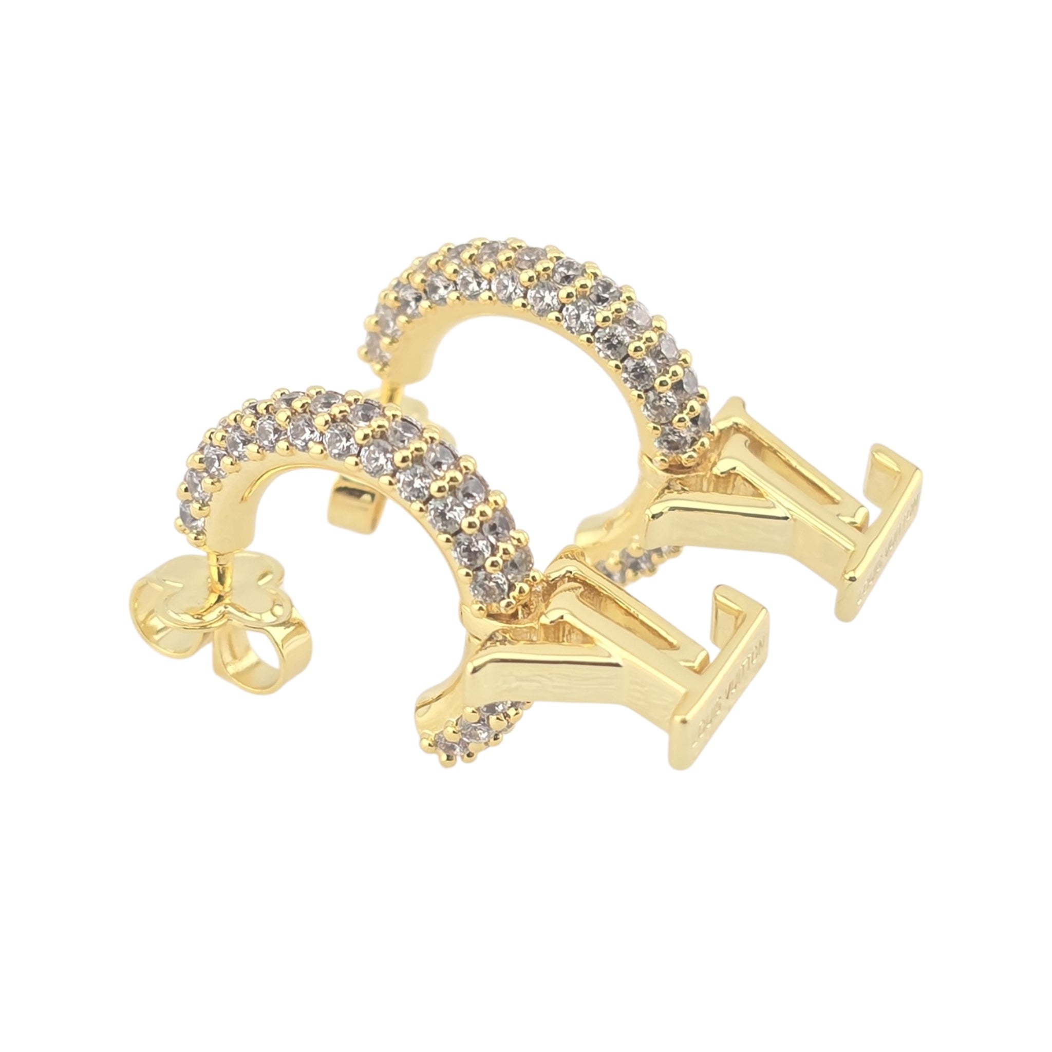 Louis Vuitton LV Iconic Strass Crystals Earrings