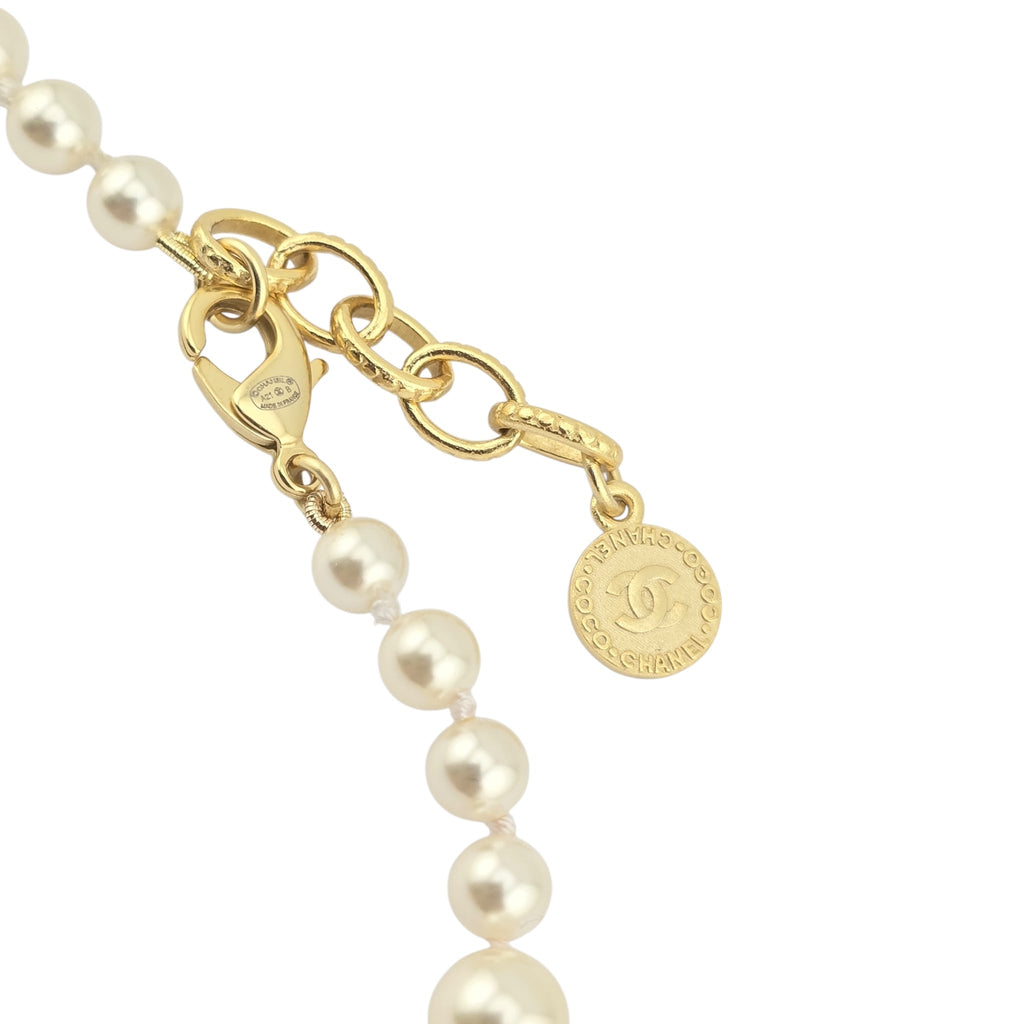 Chanel CC Faux Pearl 100 Anniversary Necklace 2021 CHANEL