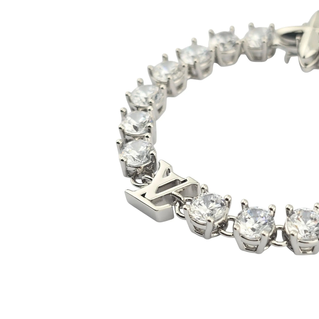 Louis Vuitton LV Crystal Silver Bracelet LOUIS VUITTON
