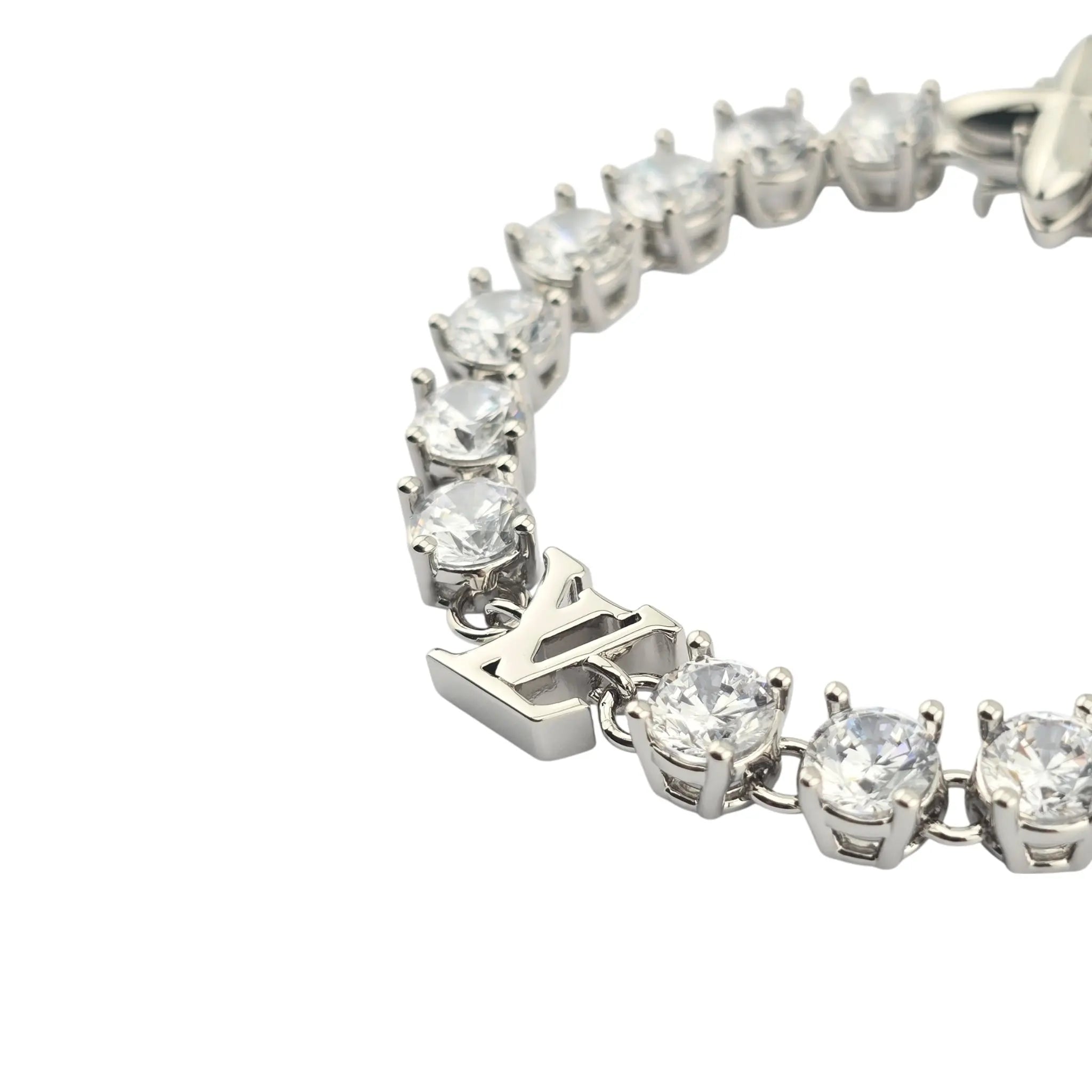 Louis Vuitton LV Crystal Silver Bracelet LOUIS VUITTON