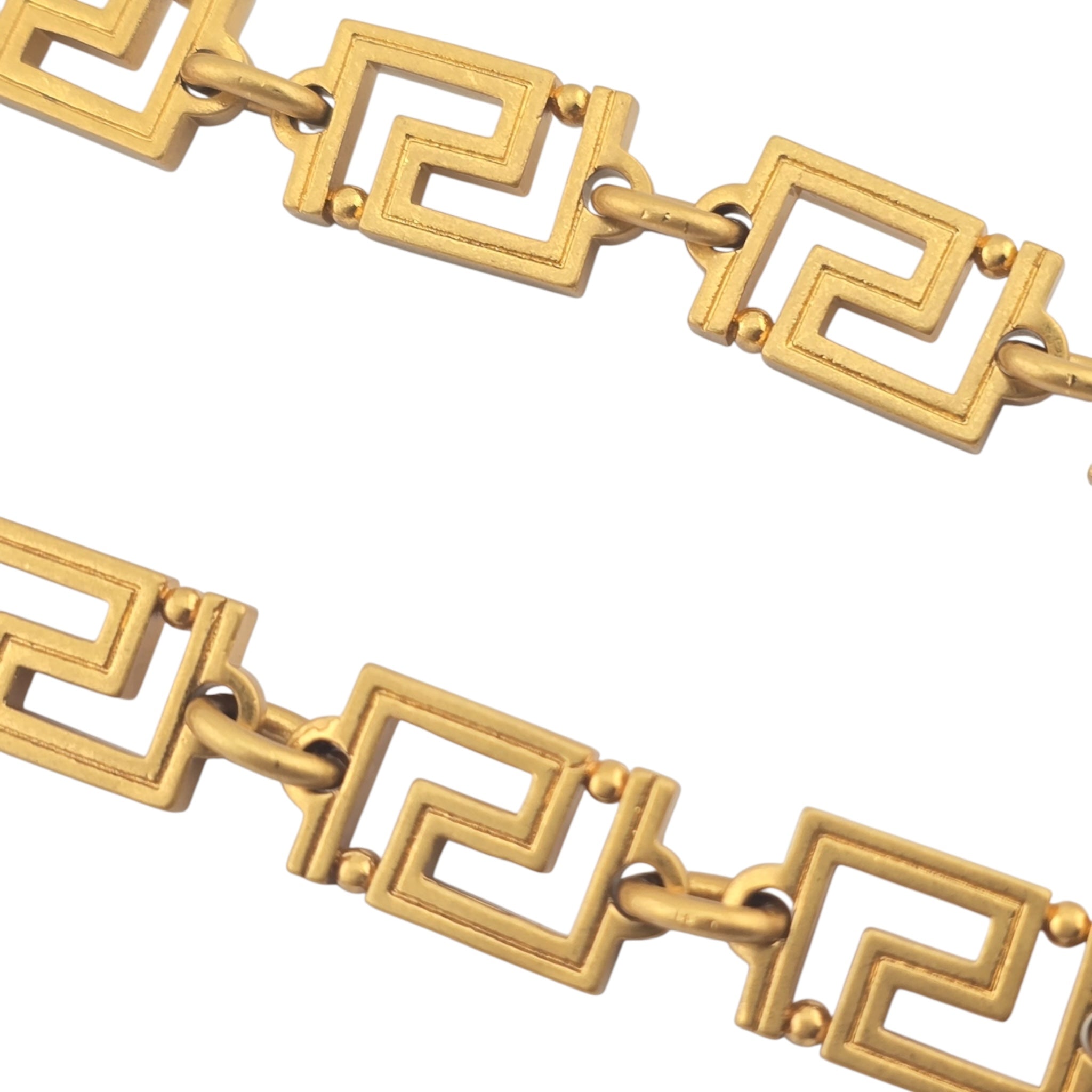 Versace Gold Greca Necklace