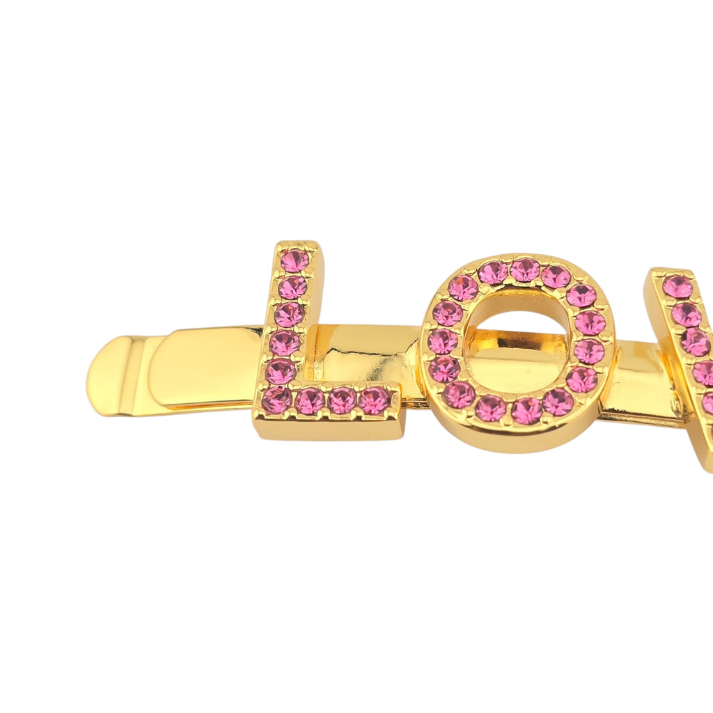 Versace Love Medusa Gold Hair Pin