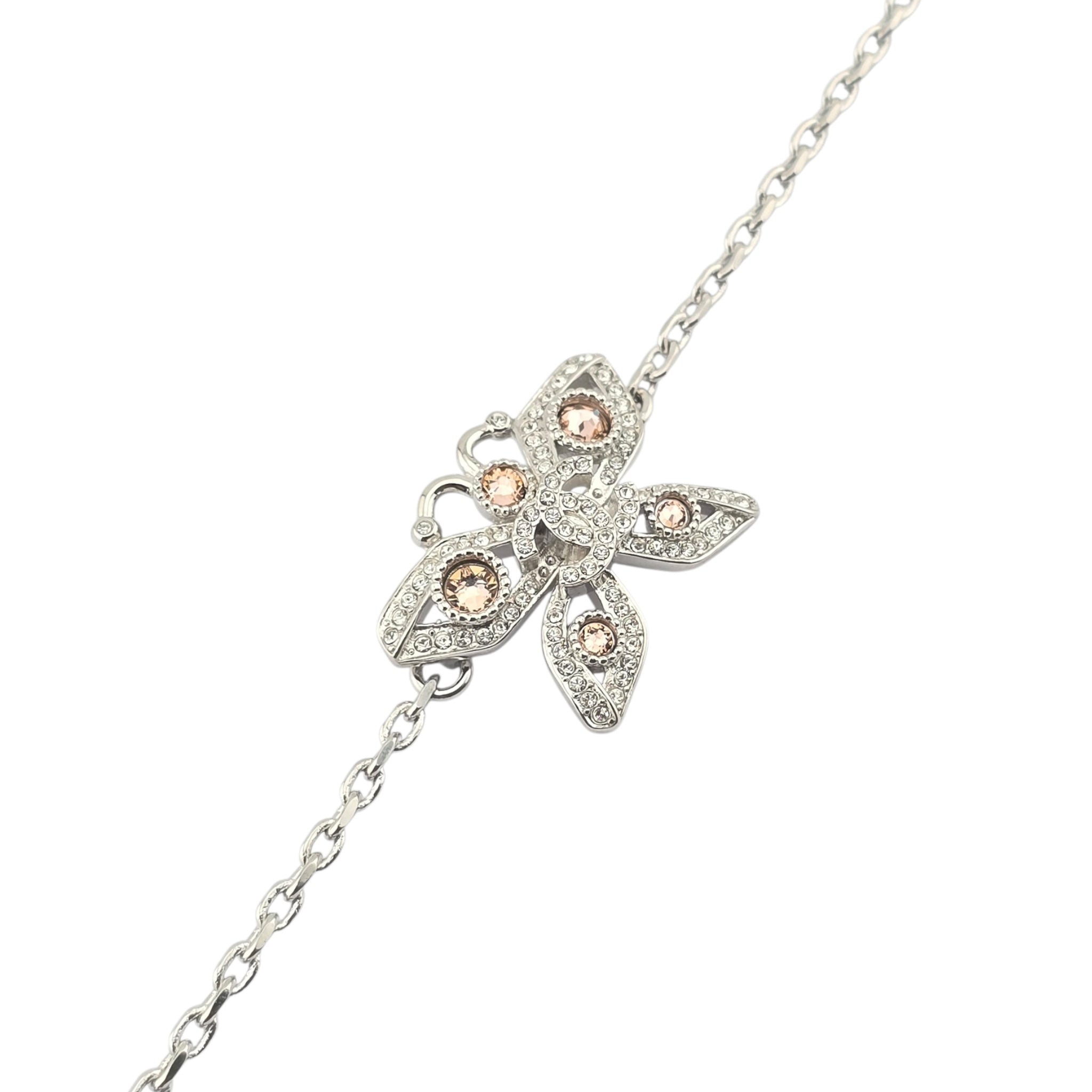 Chanel CC Butterfly Silver Bracelet B25