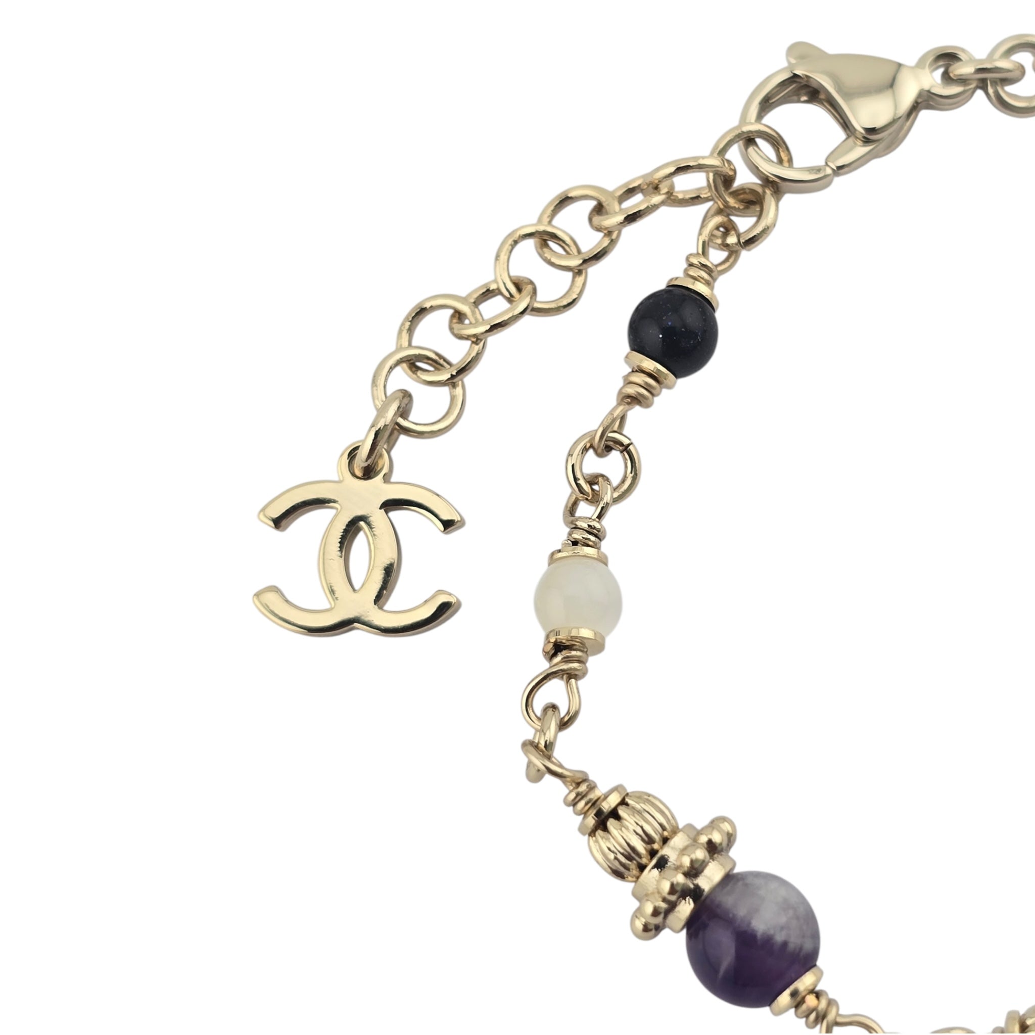 Chanel CC Faux Pearl Bracelet C25