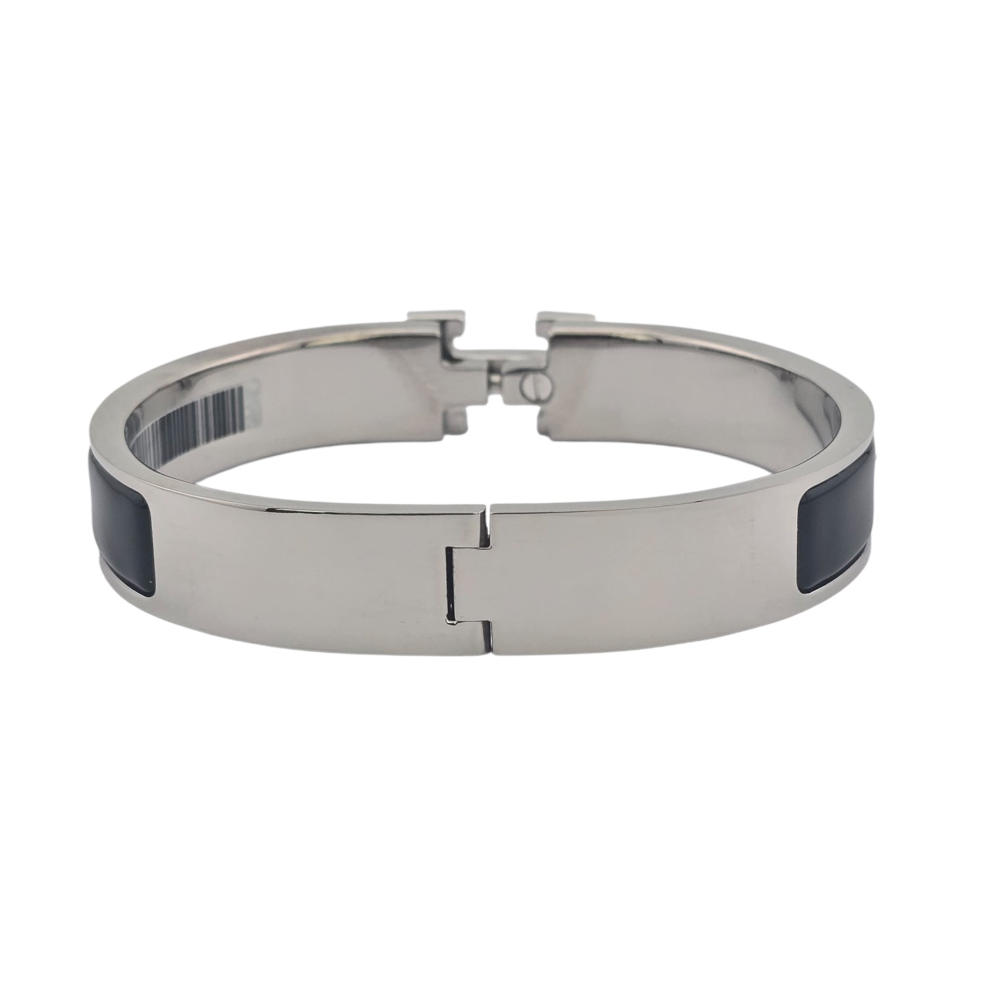Hermes Clic H Bracelet Black Noir Palladium GM