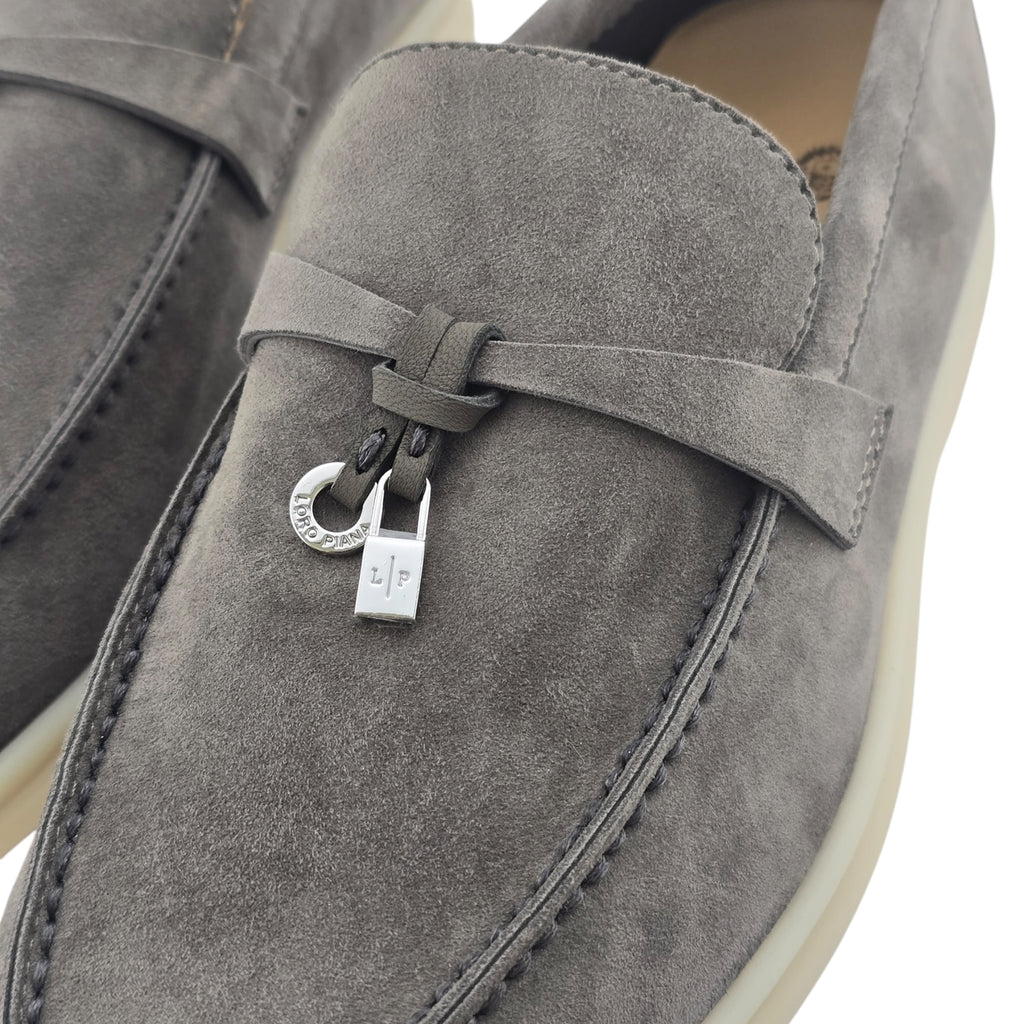Loro Piana Summer Charms Walk Loafer - Rain Drops - 38