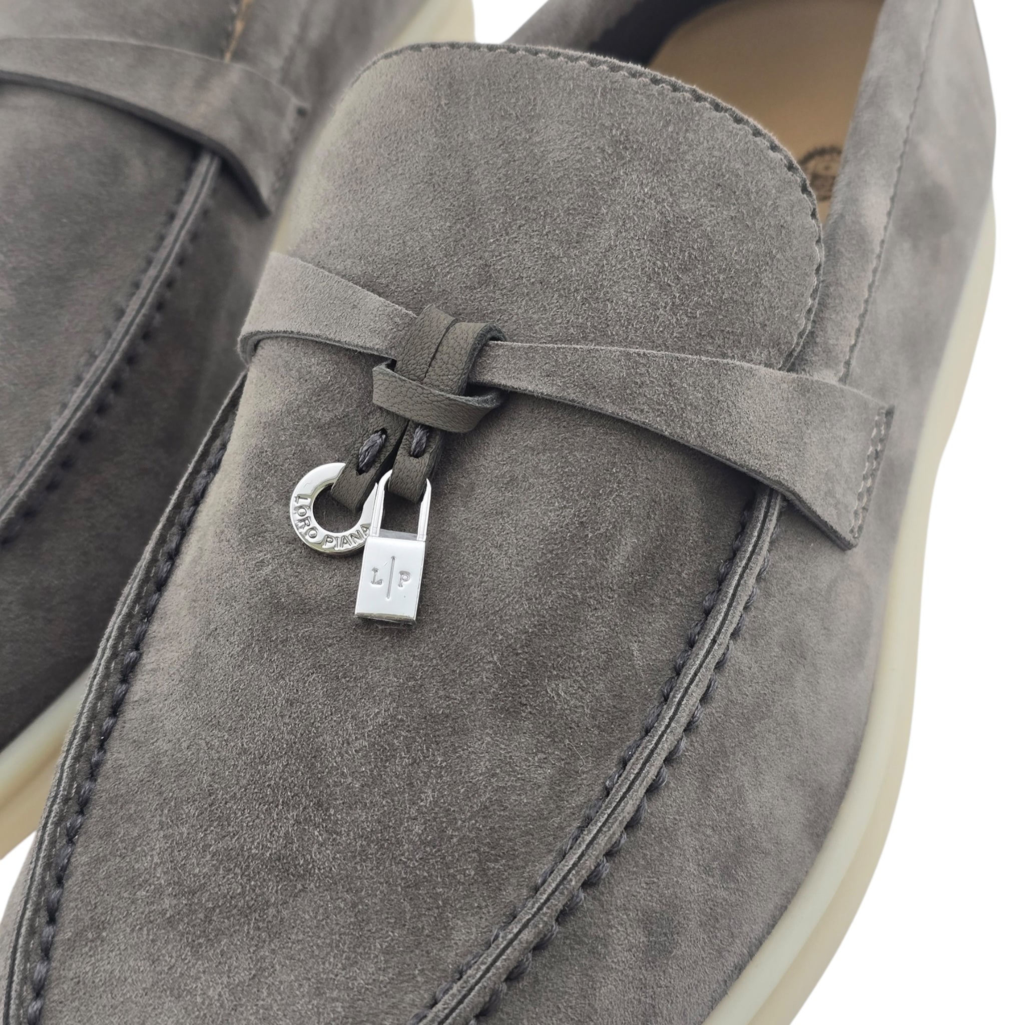 Loro Piana Summer Charms Walk Loafer - Rain Drops - 38