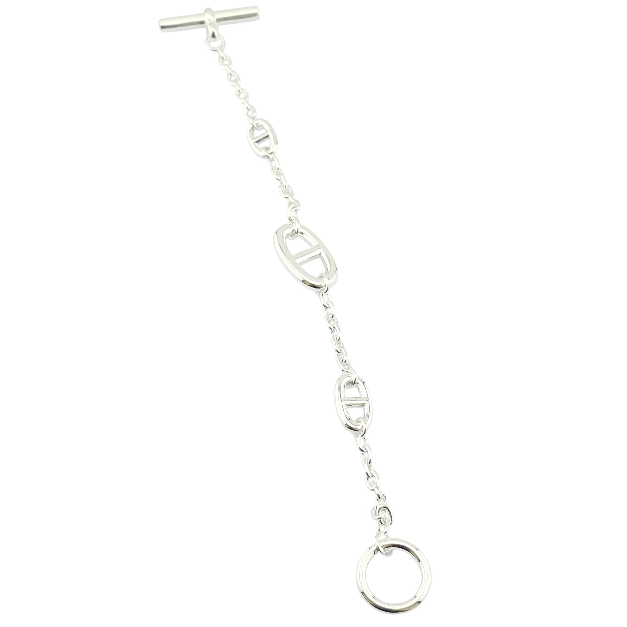 Hermes Sterling Silver Farandole Bracelet ST