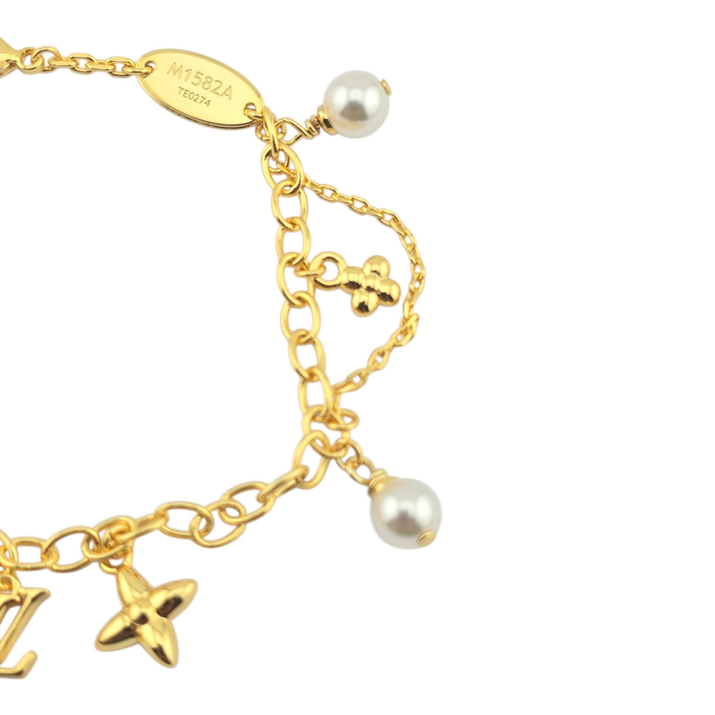 Louis Vuitton LV Metal Monogram Blooming Supple Bracelet LOUIS VUITTON